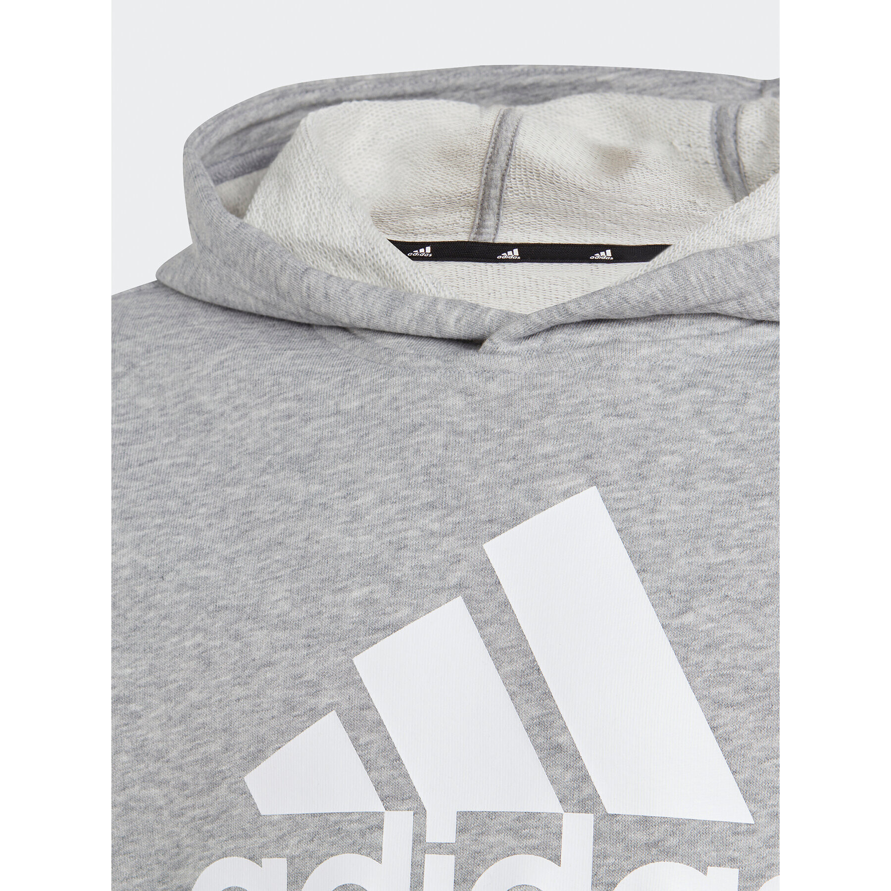 adidas Jopa Big Logo Essentials IC6835 Siva Regular Fit - Pepit.si