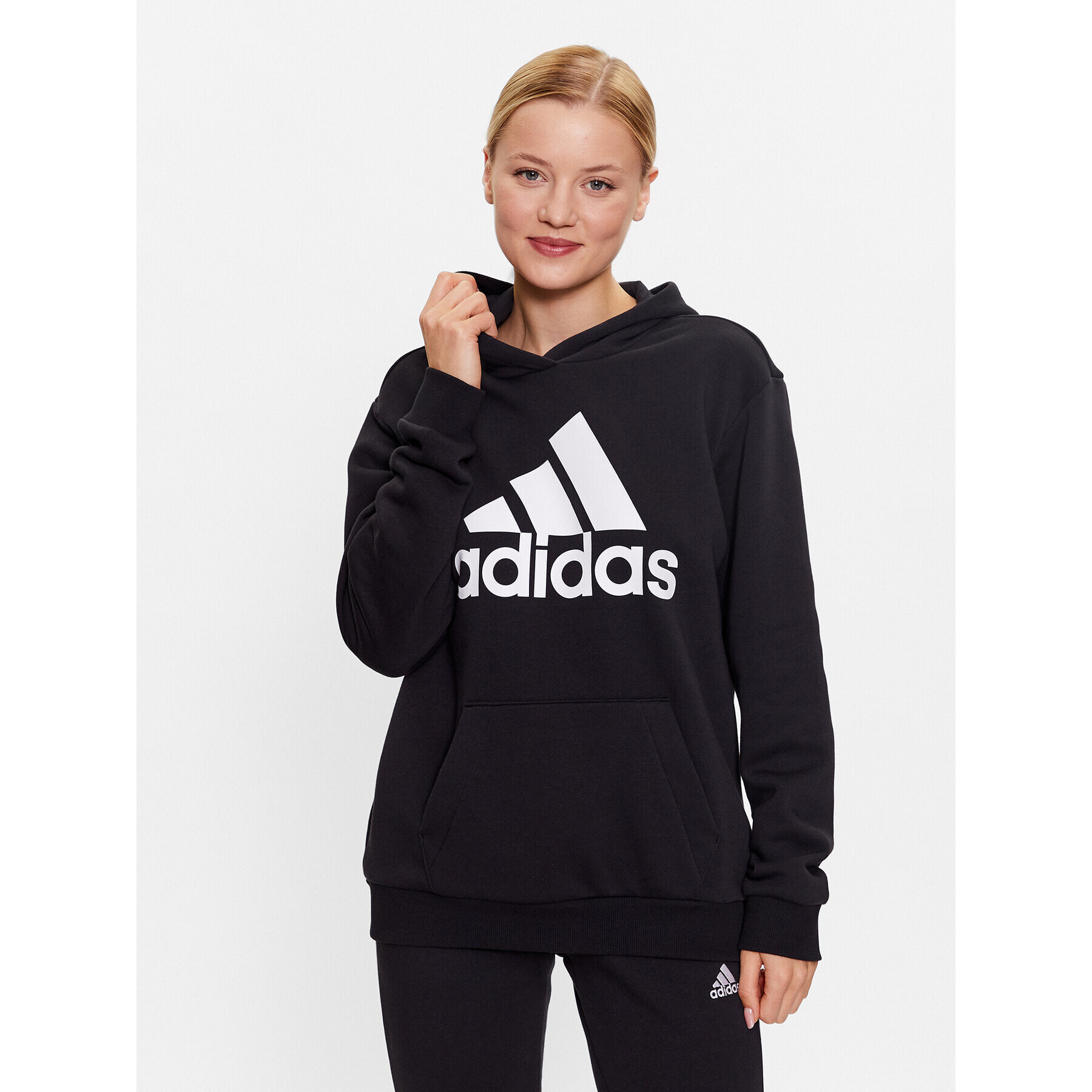 adidas Jopa HZ5804 Črna Loose Fit - Pepit.si