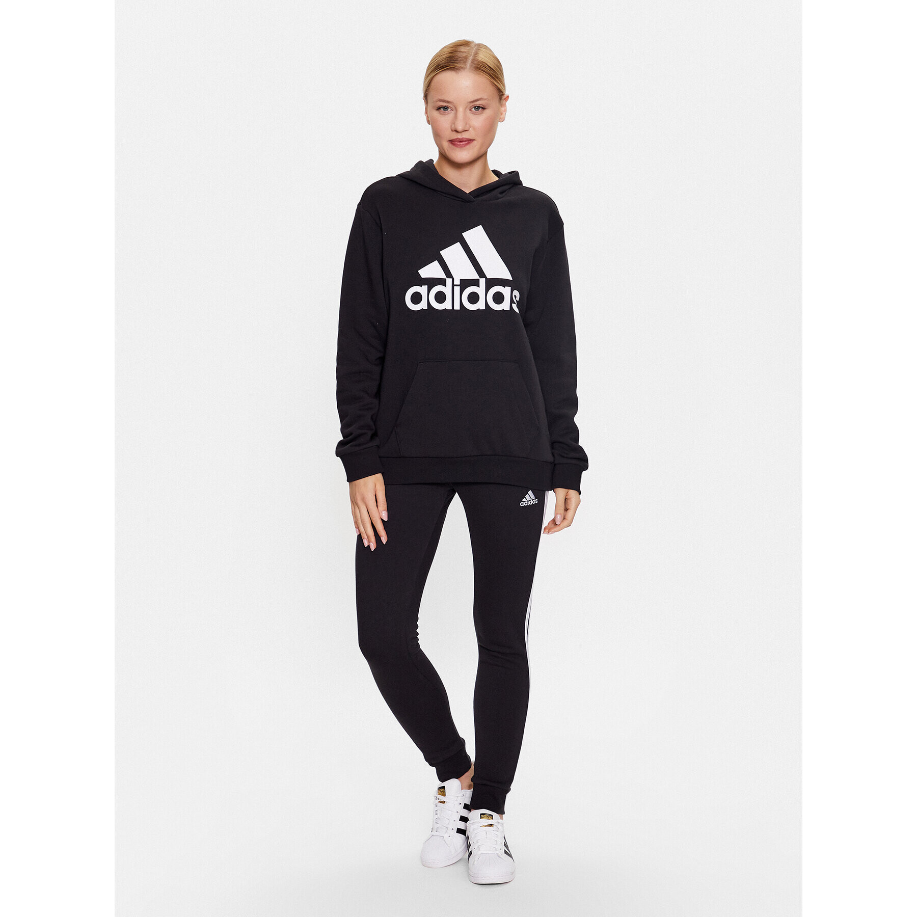 adidas Jopa HZ5804 Črna Loose Fit - Pepit.si