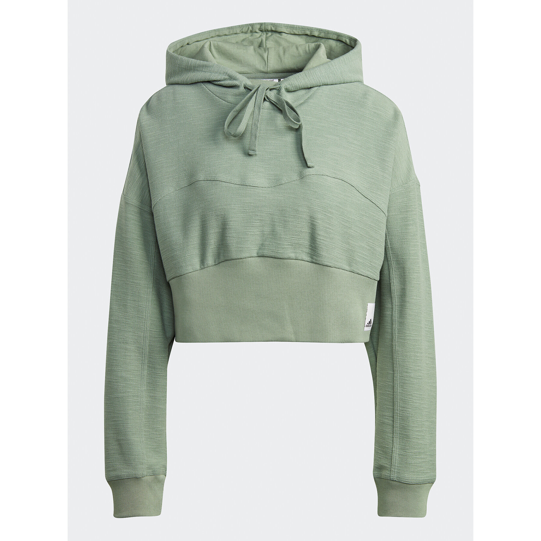 adidas Jopa Lounge Terry Loop Hoodie HZ1600 Zelena Loose Fit - Pepit.si