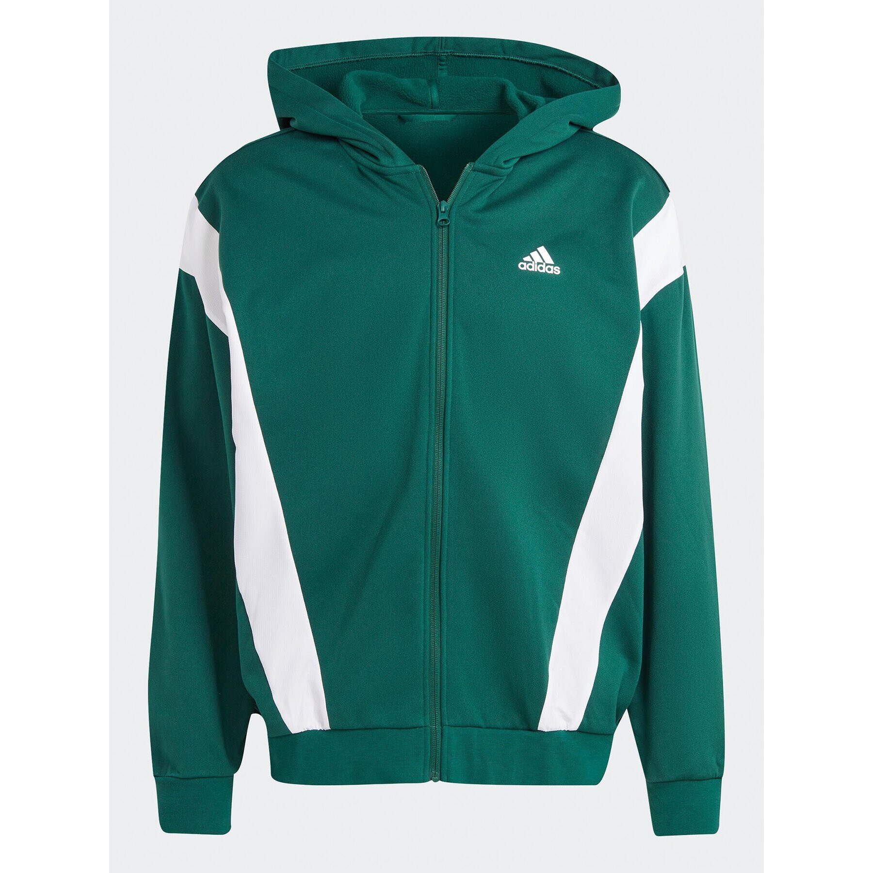 adidas Trenirka Sportswear Fleece IJ6068 Zelena Regular Fit - Pepit.si