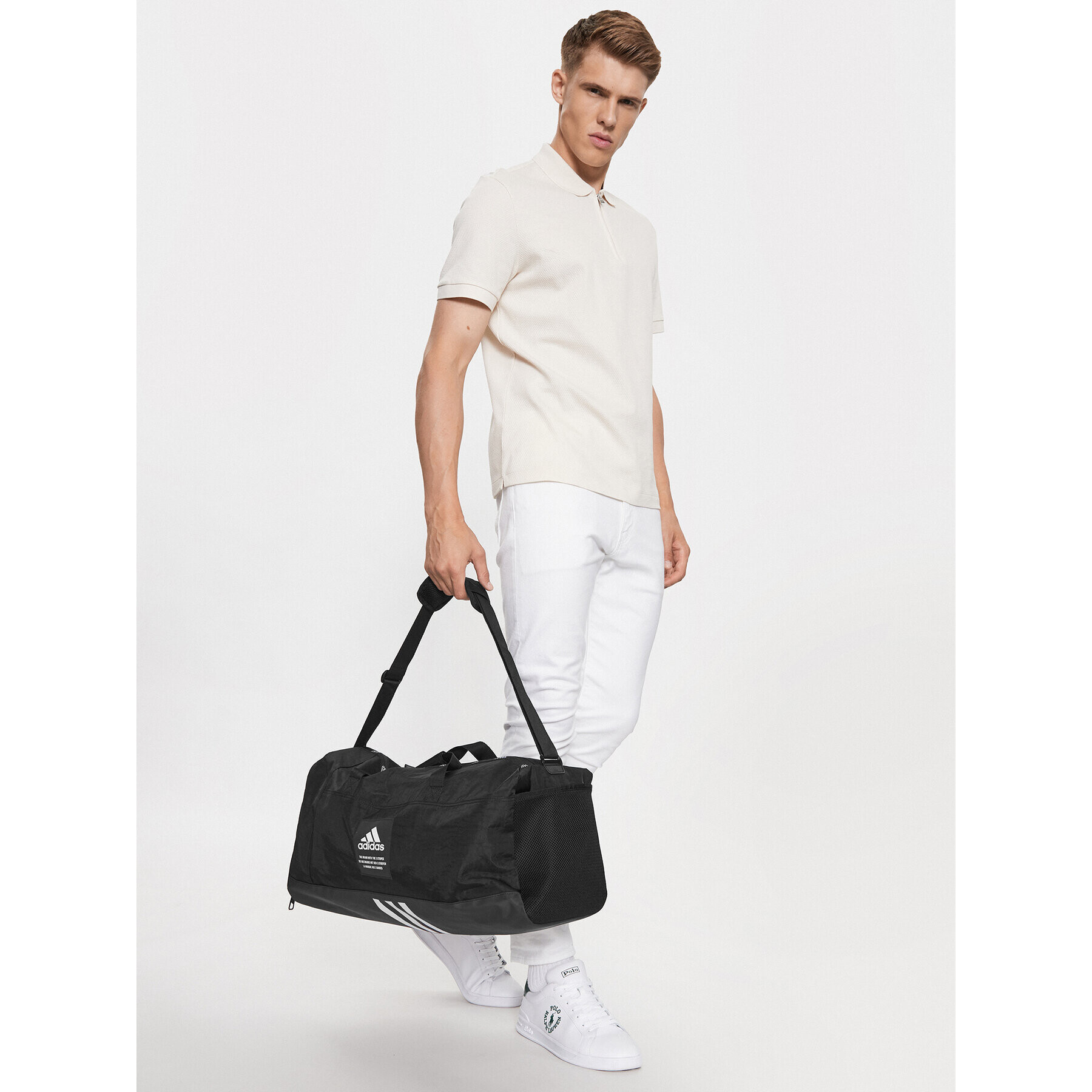 adidas Torbica 4ATHLTS Medium Duffel Bag HC7272 Črna - Pepit.si