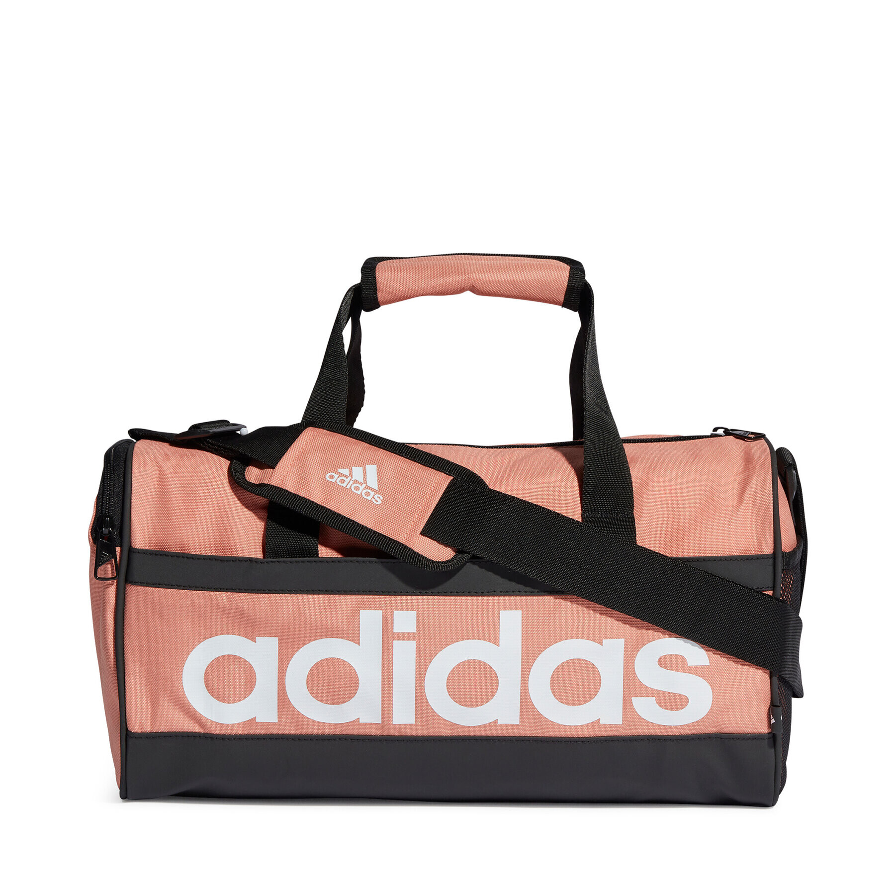 adidas Torbica Essentials Linear Duffel Bag Extra Small IL5765 Koral - Pepit.si