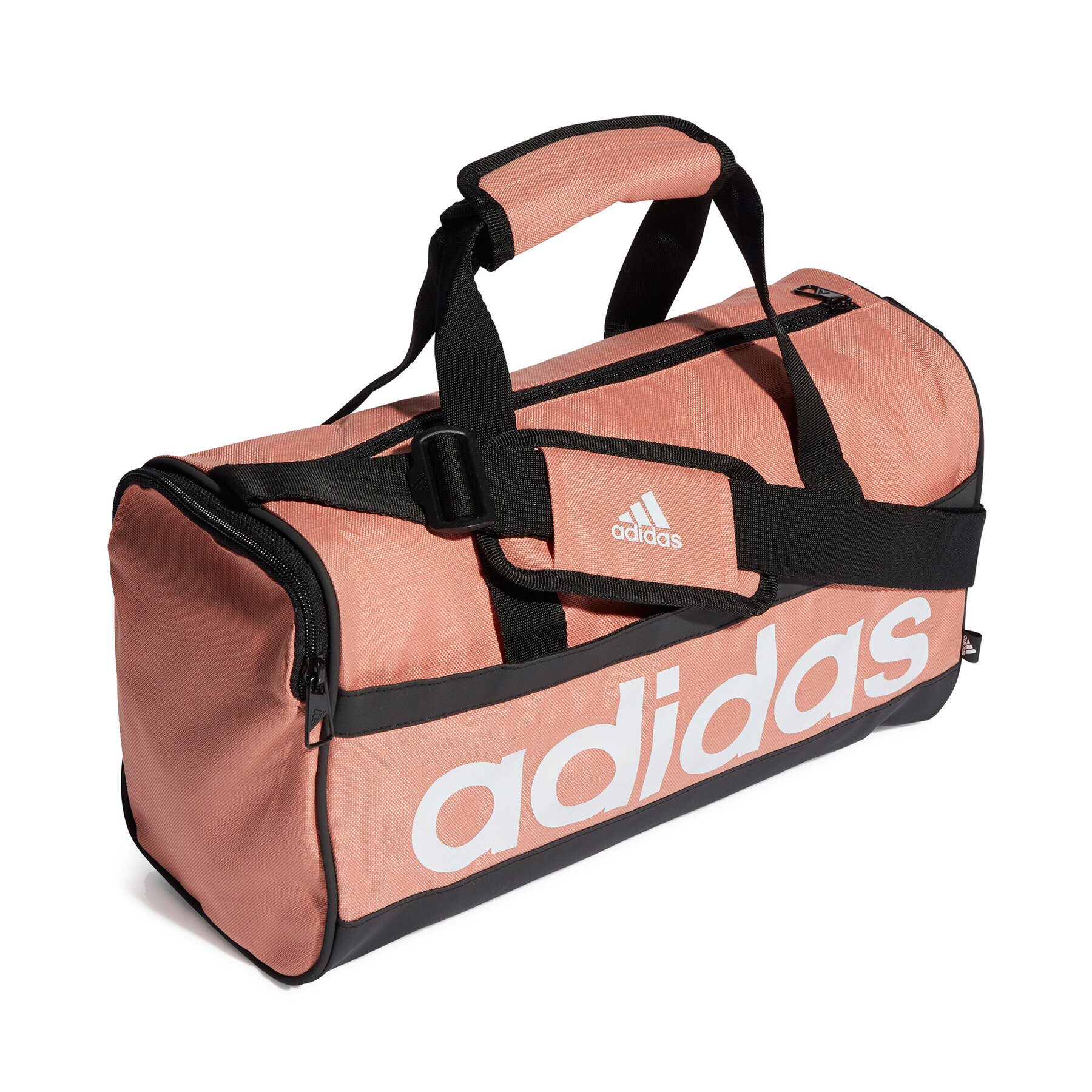 adidas Torbica Essentials Linear Duffel Bag Extra Small IL5765 Koral - Pepit.si