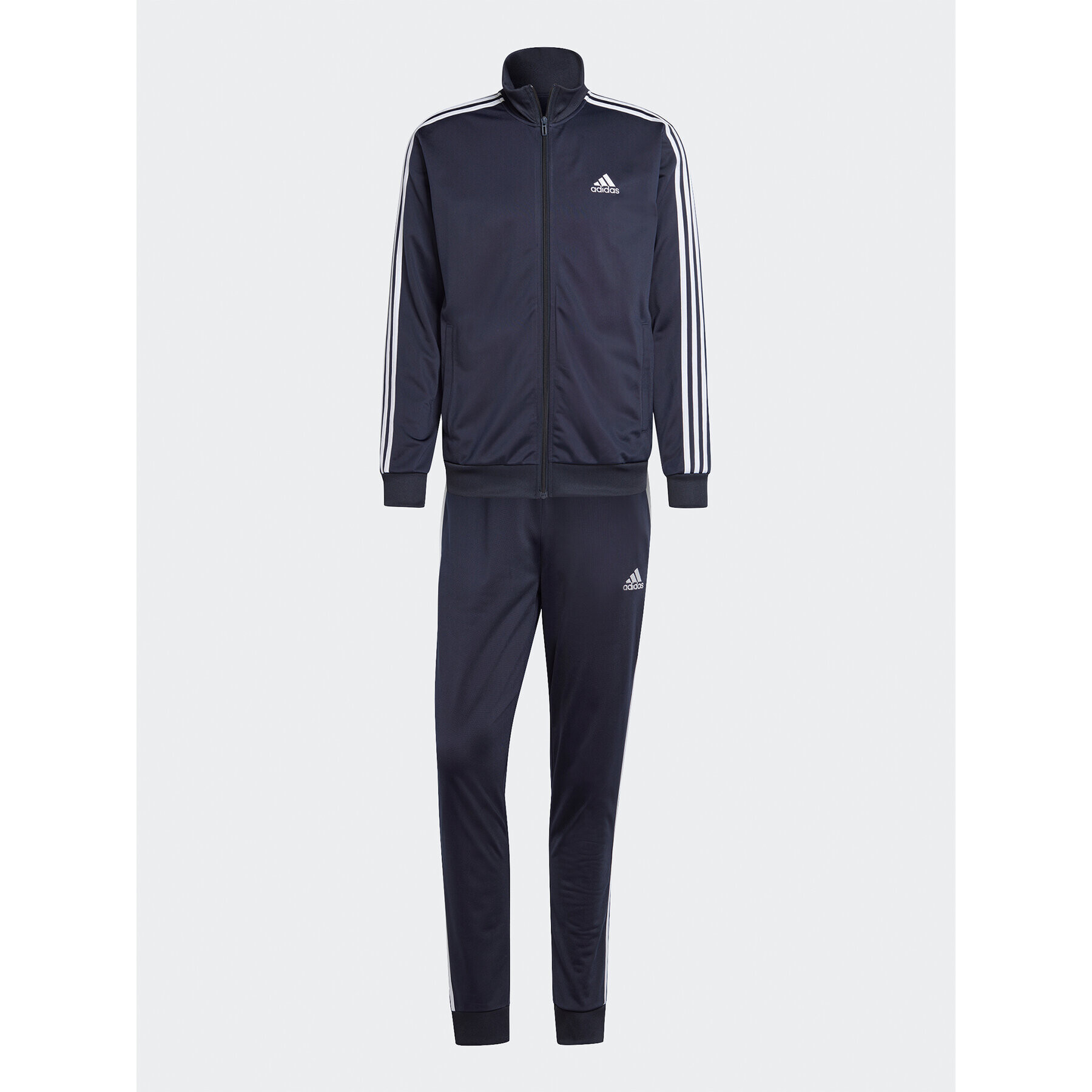 adidas Trenirka Basic 3-Stripes HZ2220 Mornarsko modra Regular Fit - Pepit.si