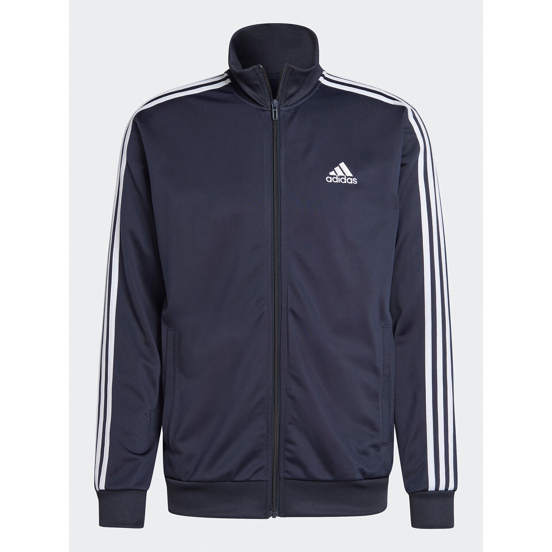 adidas Trenirka Basic 3-Stripes HZ2220 Mornarsko modra Regular Fit - Pepit.si