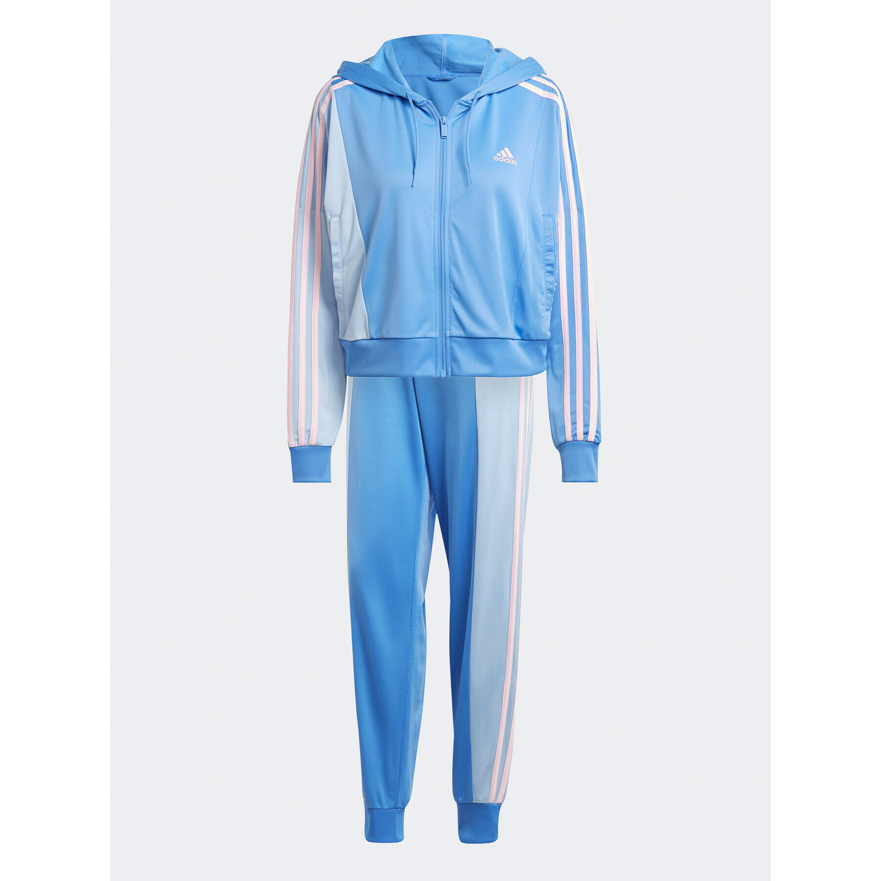 adidas Trenirka Bold Block Tracksuit IC0399 Modra - Pepit.si