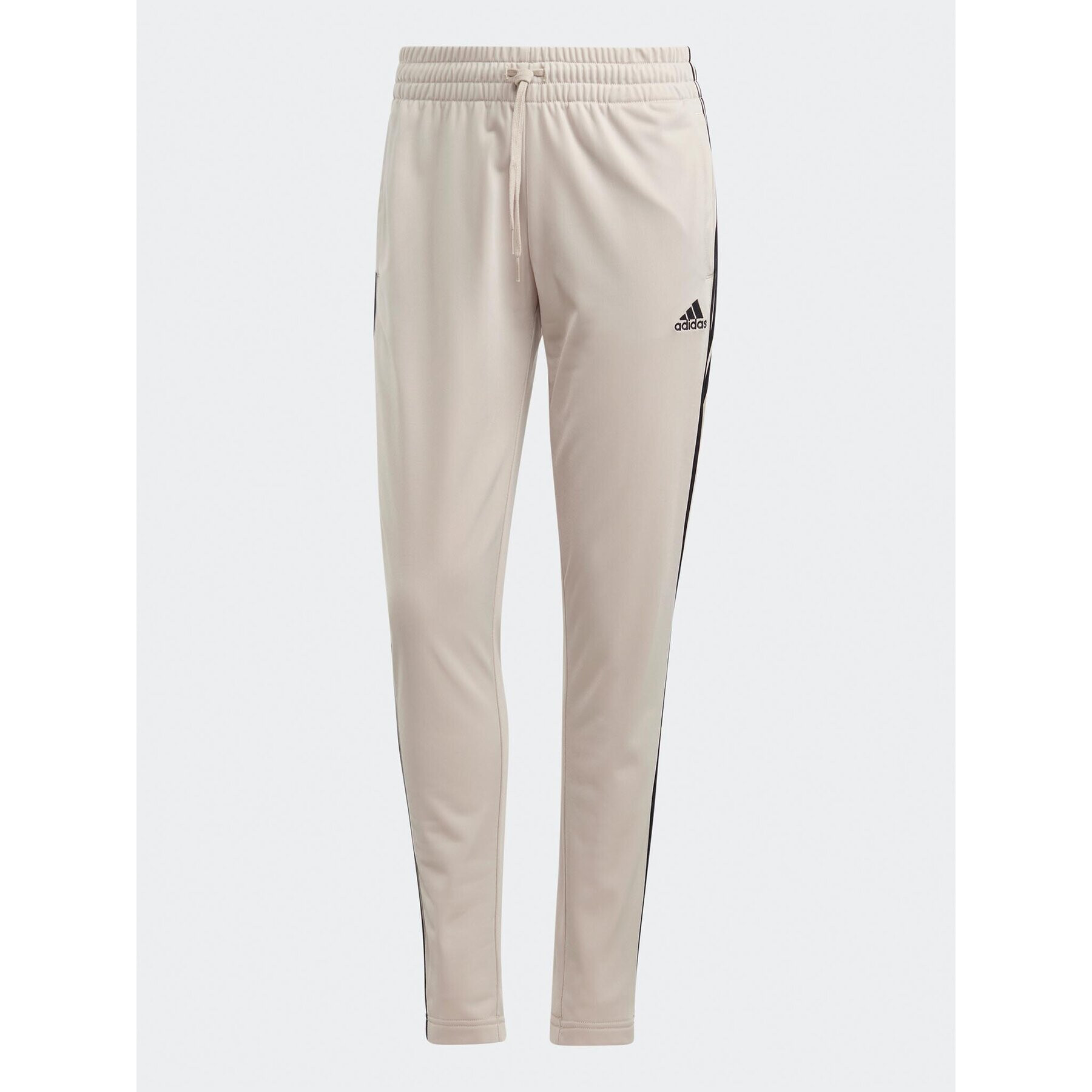 adidas Trenirka Essentials 3-Stripes IJ8786 Bež Slim Fit - Pepit.si