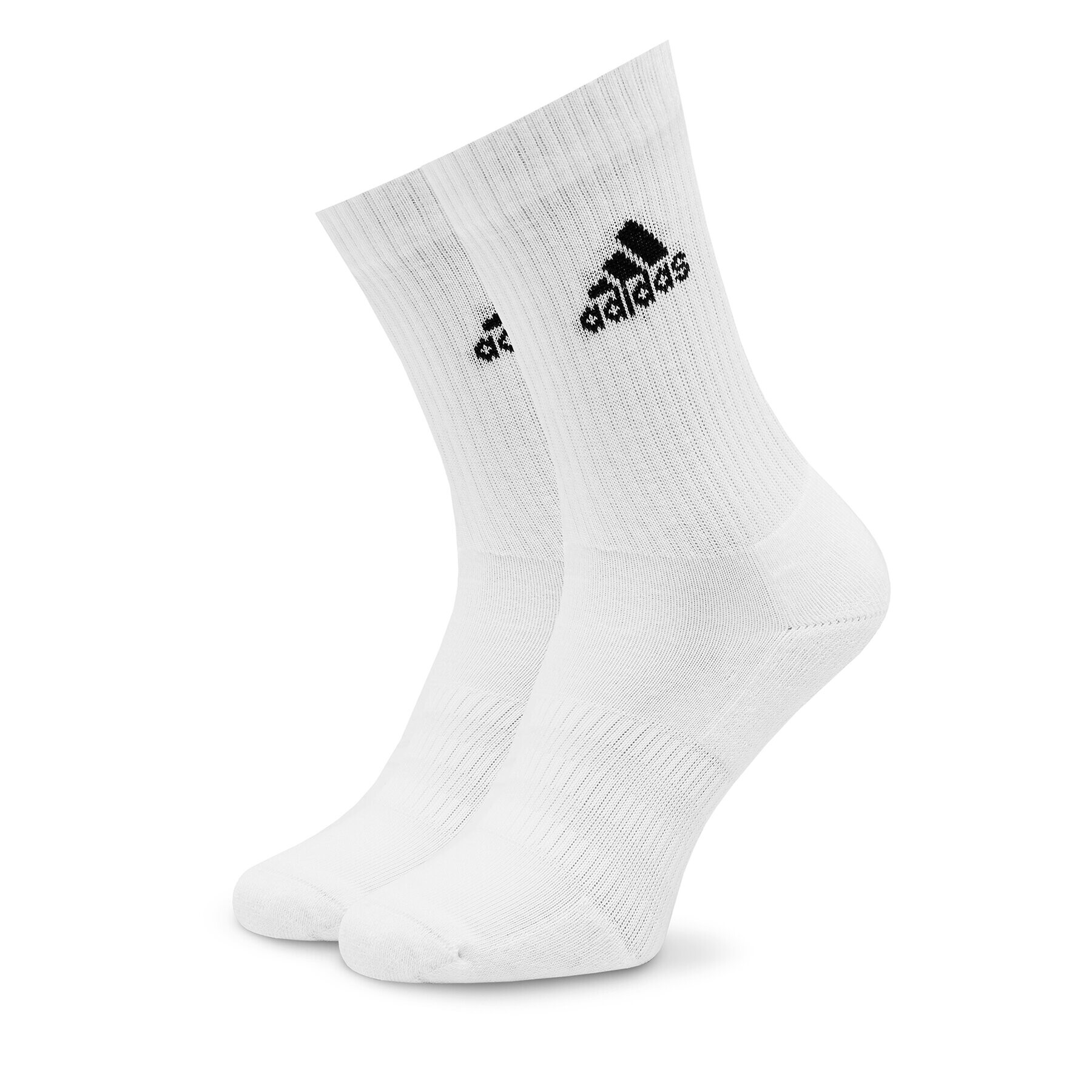 adidas Visoke nogavice Unisex Cushioned Sportswear Crew Socks 6 Pairs HT3453 Bela - Pepit.si