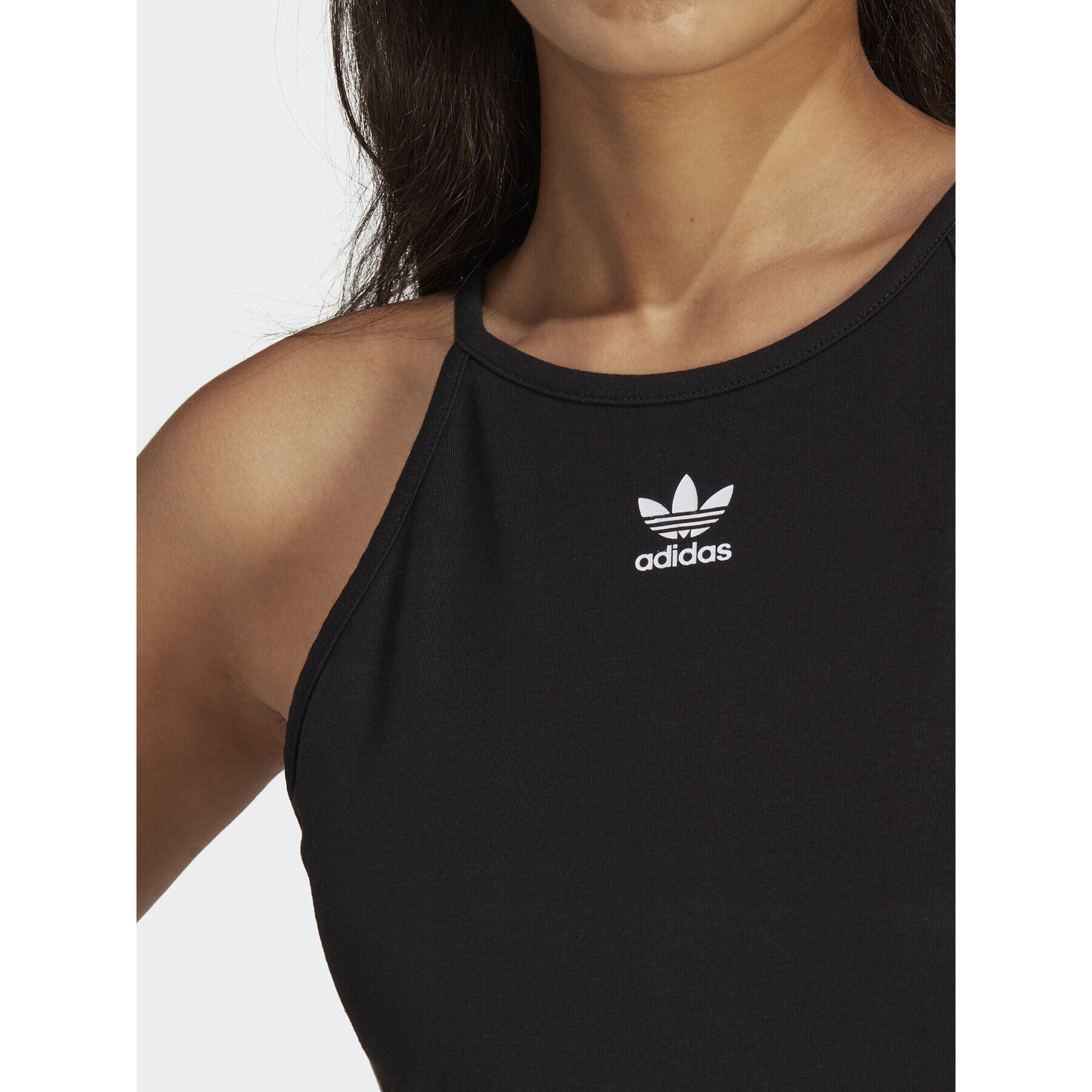 adidas Vsakodnevna obleka IB7401 Črna Slim Fit - Pepit.si