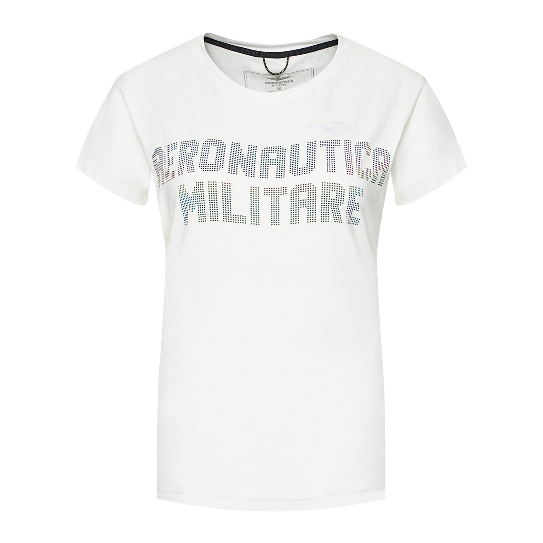 Aeronautica Militare Majica 211TS1849DJ485 Bela Slim Fit - Pepit.si