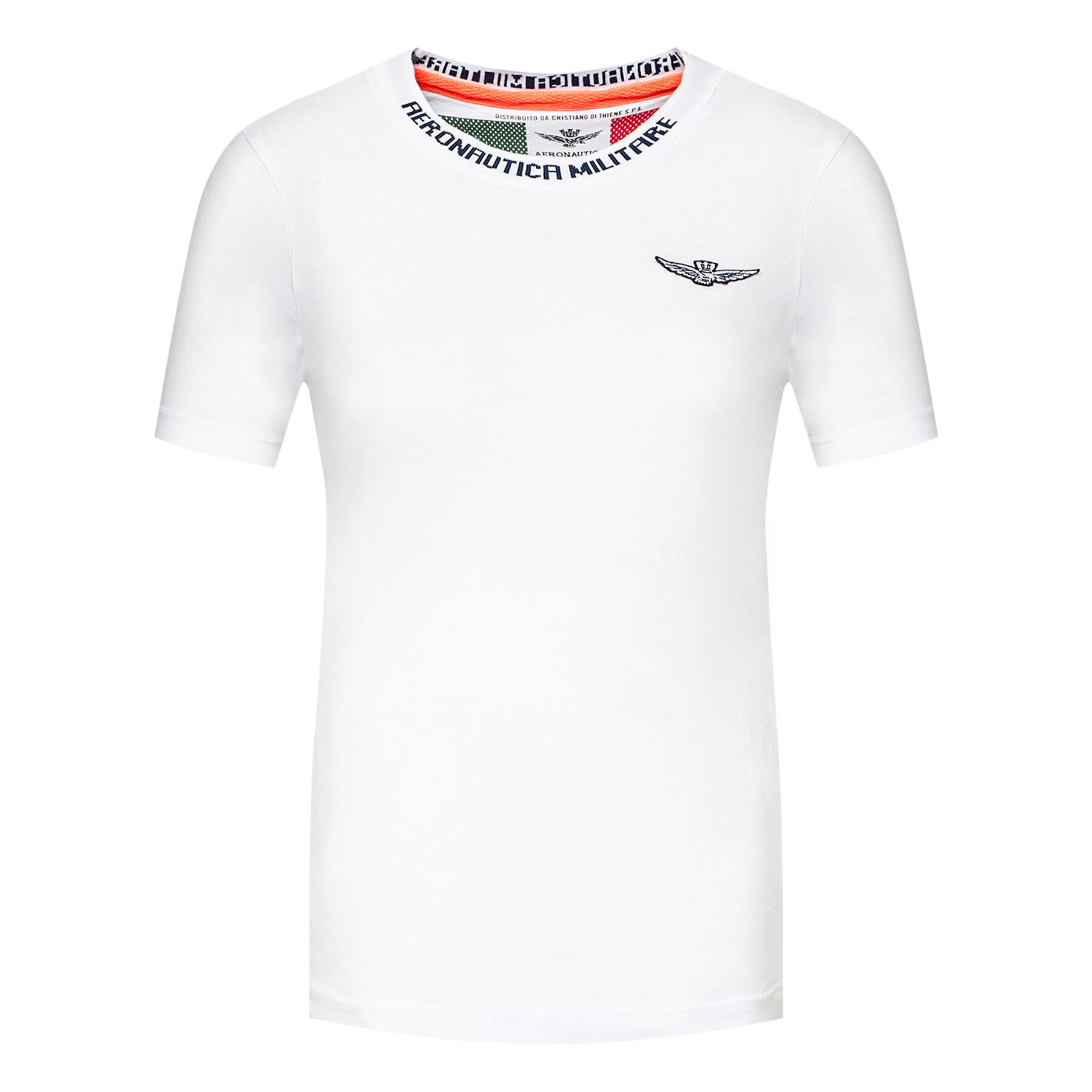 Aeronautica Militare Majica 211TS1877DJ359 Bela Regular Fit - Pepit.si