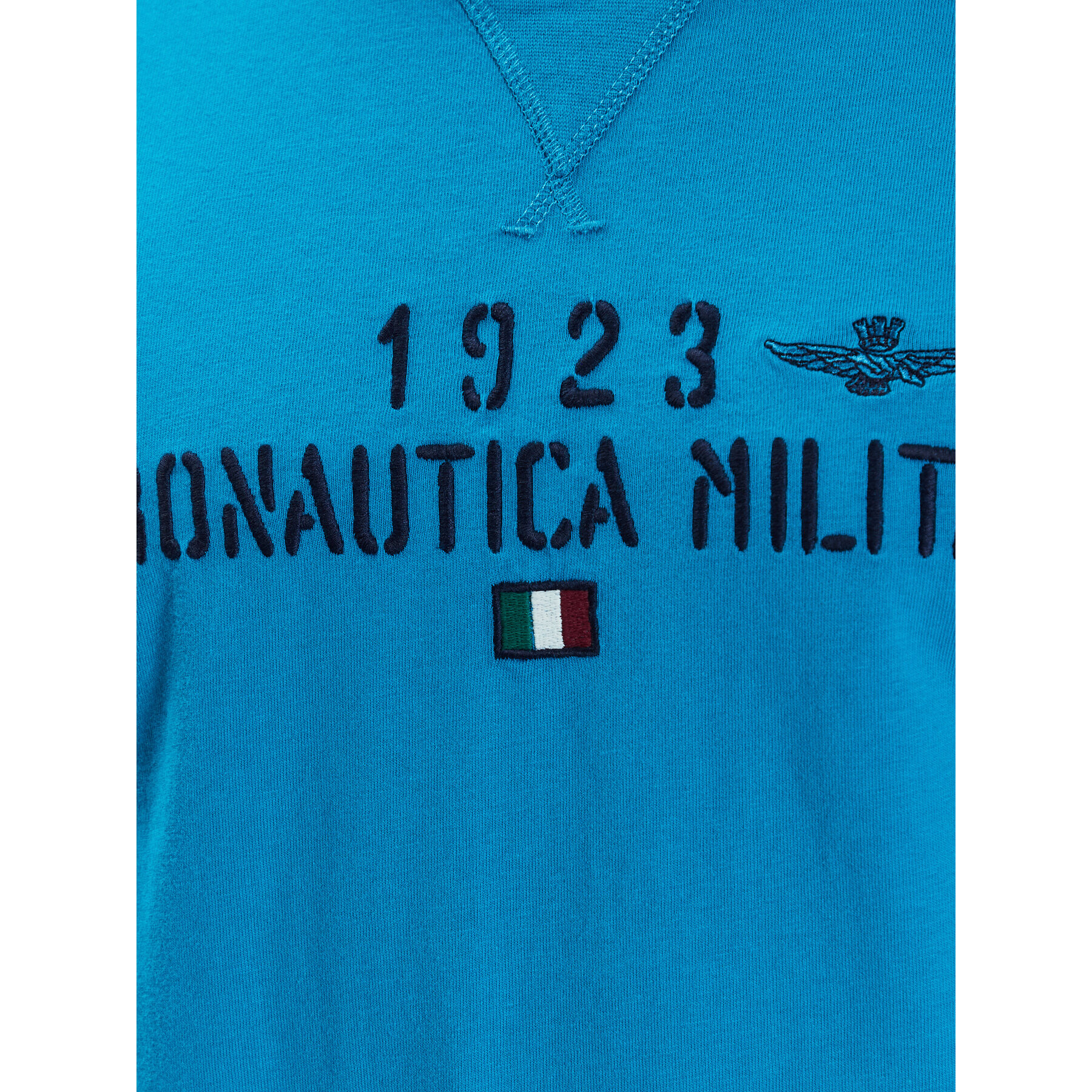 Aeronautica Militare Majica 231TS2099J584 Modra Regular Fit - Pepit.si