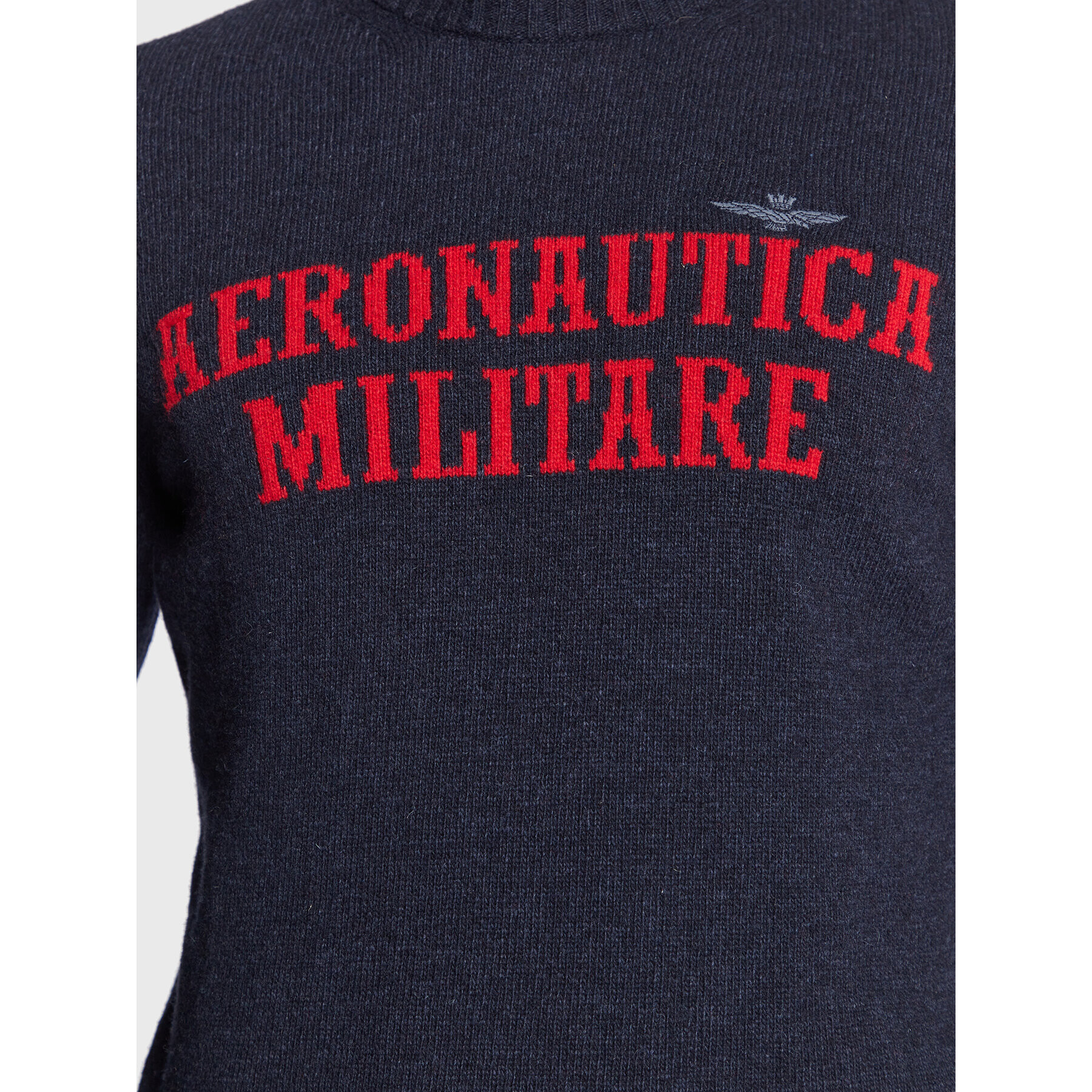 Aeronautica Militare Pulover 222MA1418L417 Mornarsko modra Regular Fit - Pepit.si