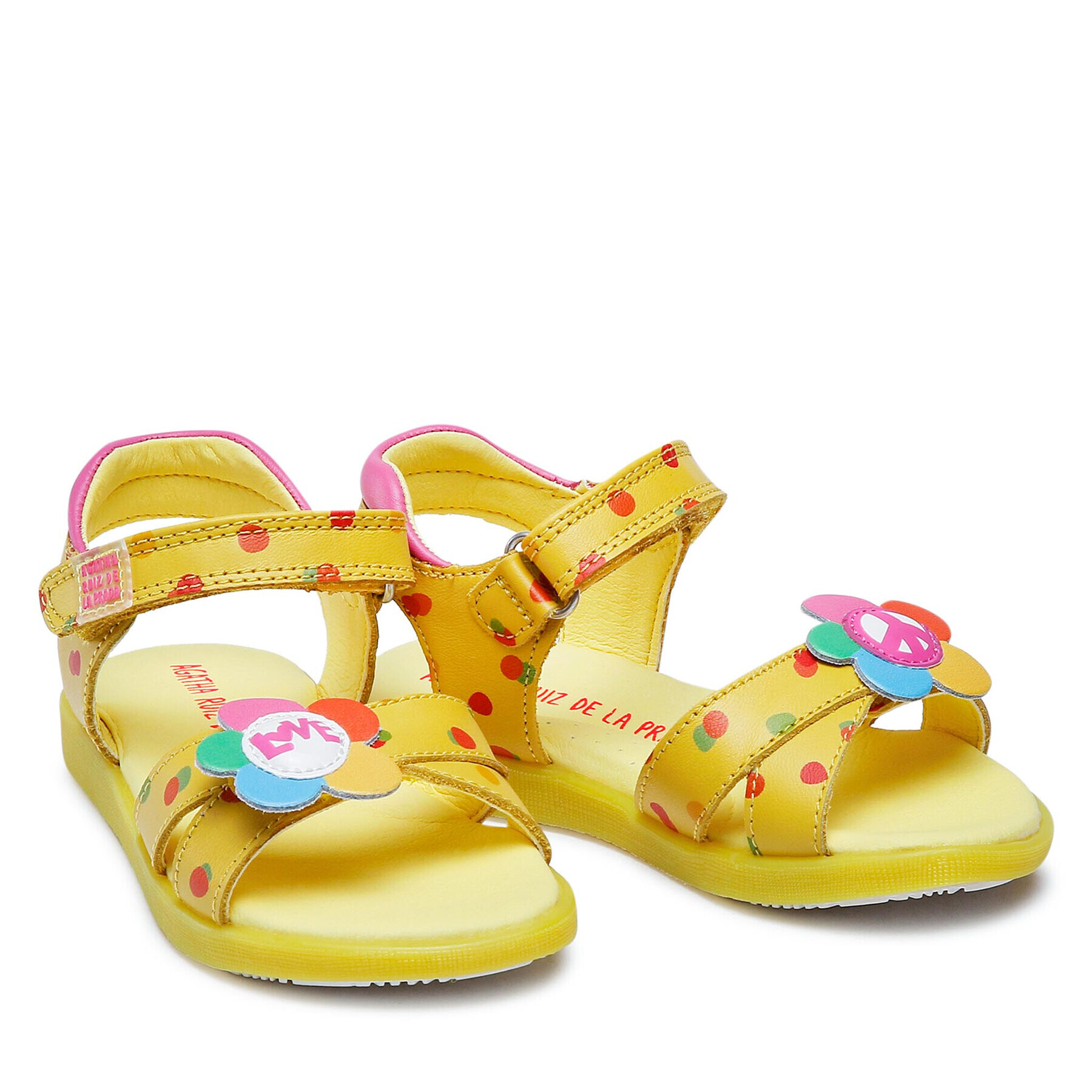 Agatha Ruiz de la Prada Sandali 222935-B M Rumena - Pepit.si