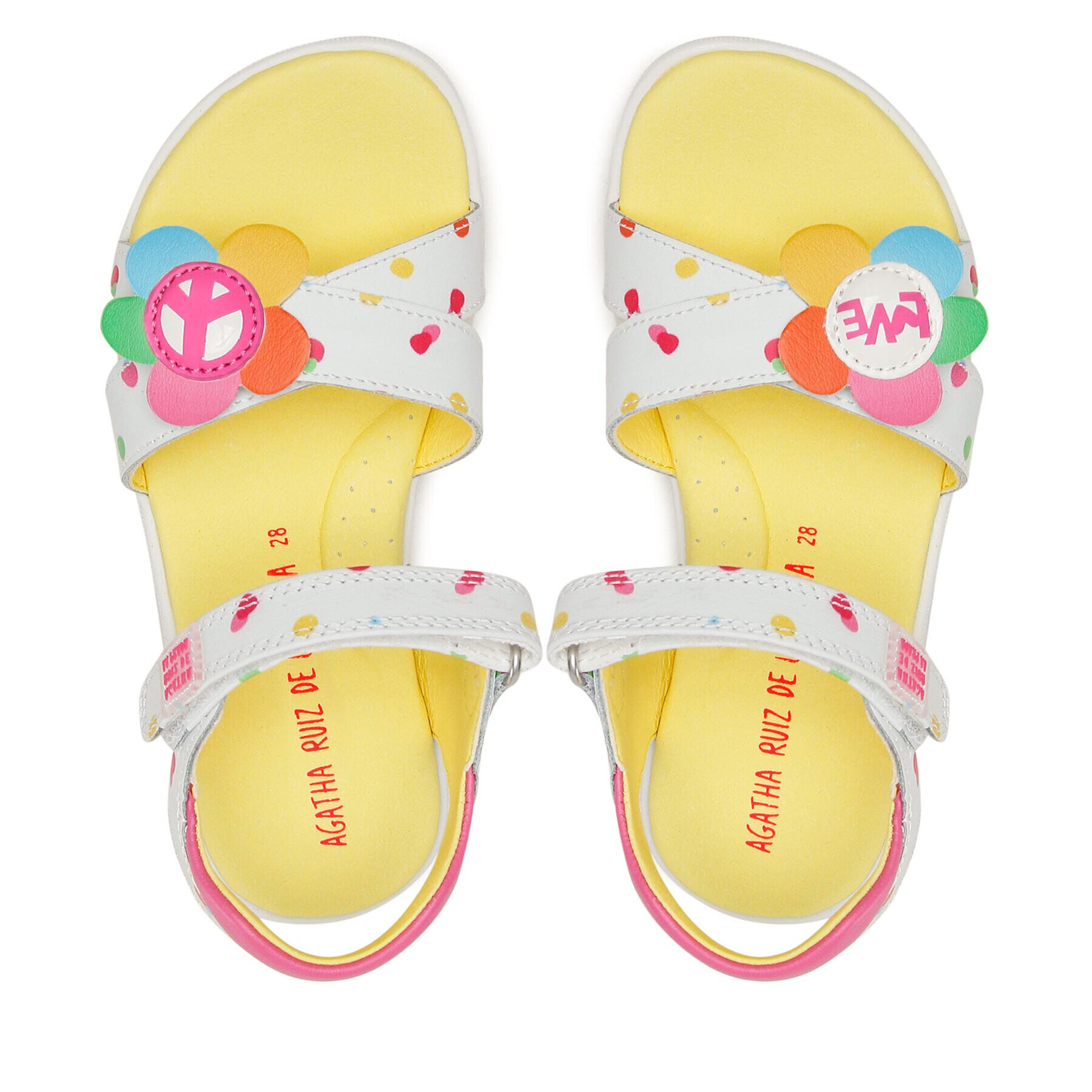 Agatha Ruiz de la Prada Sandali 222935-C S Bela - Pepit.si