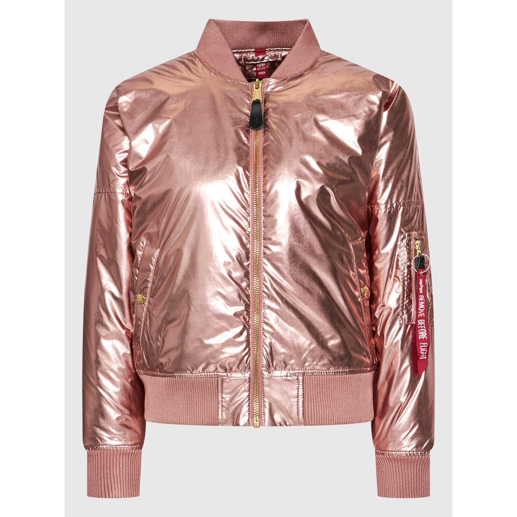 Alpha Industries Bomber jakna Ma-1 128001MF Roza Oversize - Pepit.si