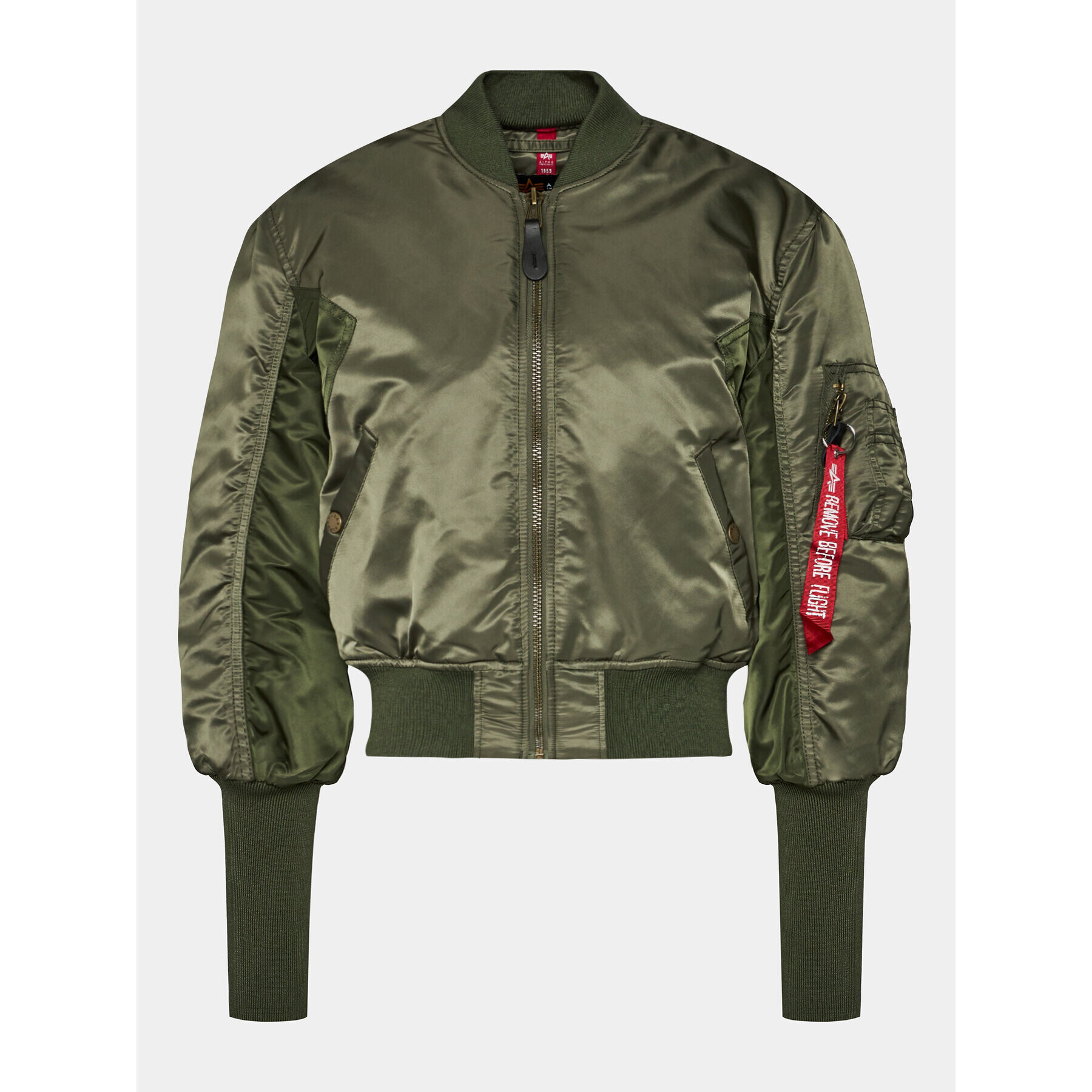 Alpha Industries Bomber jakna MA-1 Cyber 108008 Zelena Regular Fit - Pepit.si