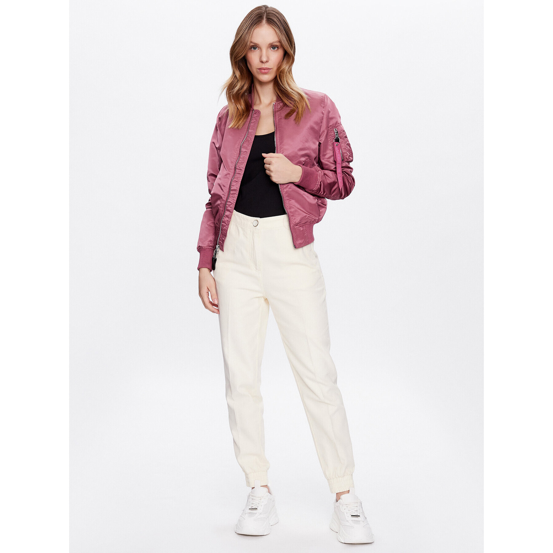 Alpha Industries Bomber jakna MA-1 156001 Roza Regular Fit - Pepit.si