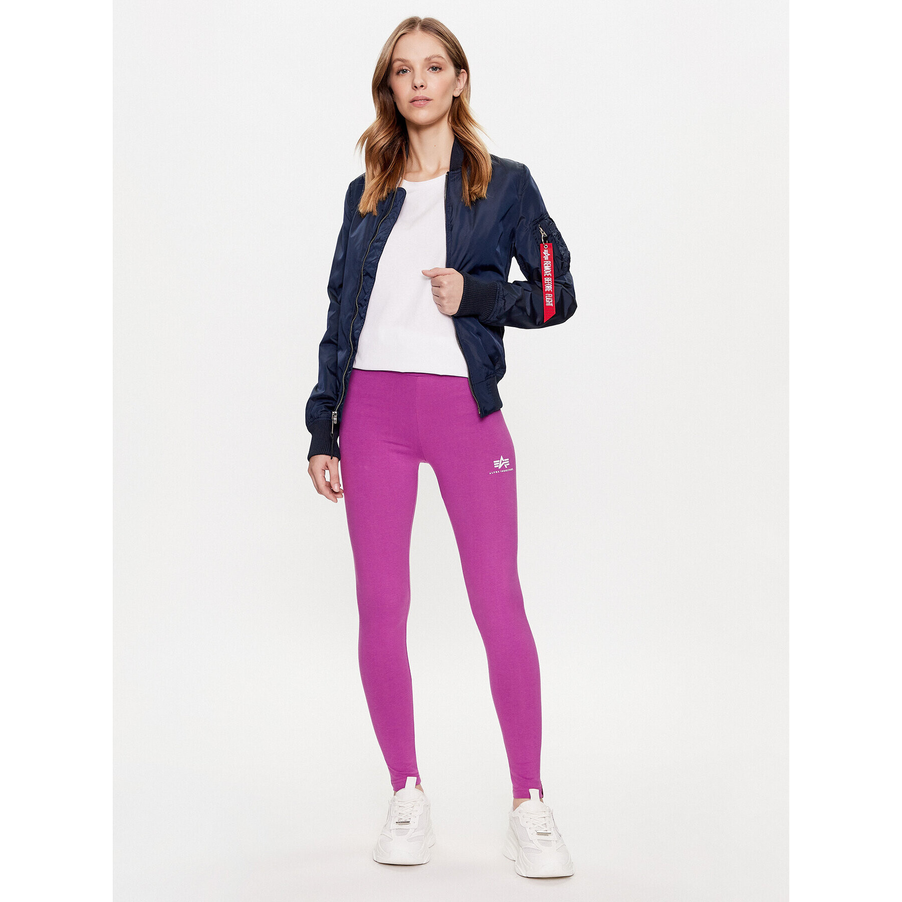 Alpha Industries Bomber jakna MA-1 141041 Modra Slim Fit - Pepit.si