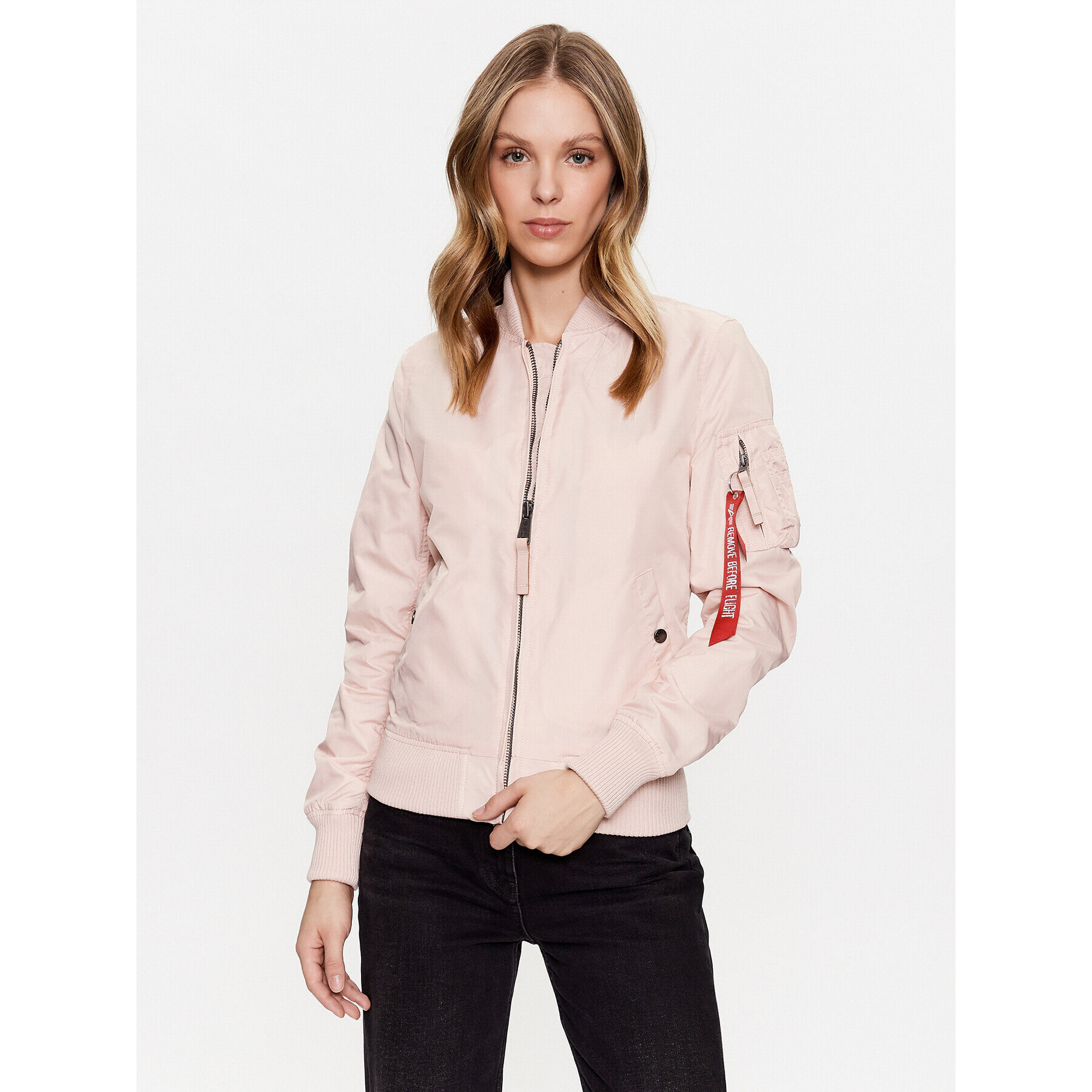 Alpha Industries Bomber jakna MA-1 141041 Roza Regular Fit - Pepit.si