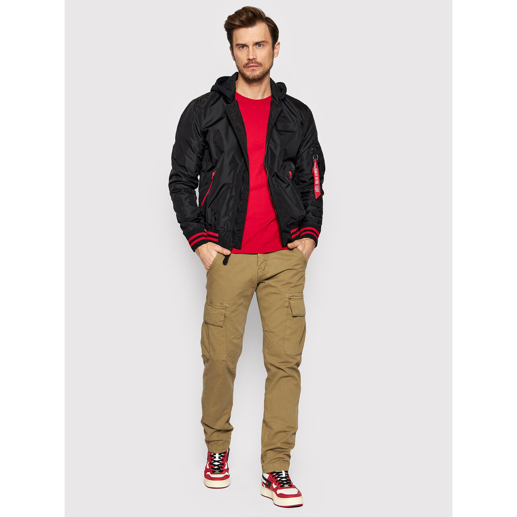 Alpha Industries Bomber jakna Ma-1Tt 126108 Črna Regular Fit - Pepit.si