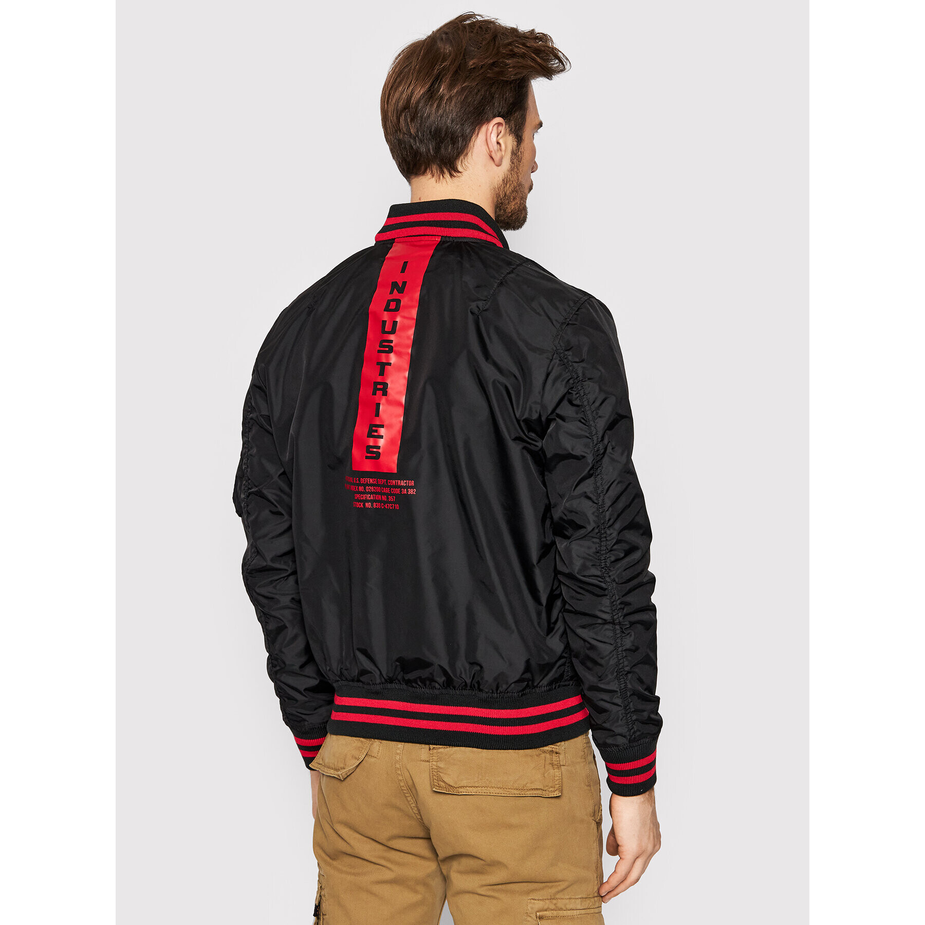 Alpha Industries Bomber jakna Ma-1Tt 126108 Črna Regular Fit - Pepit.si