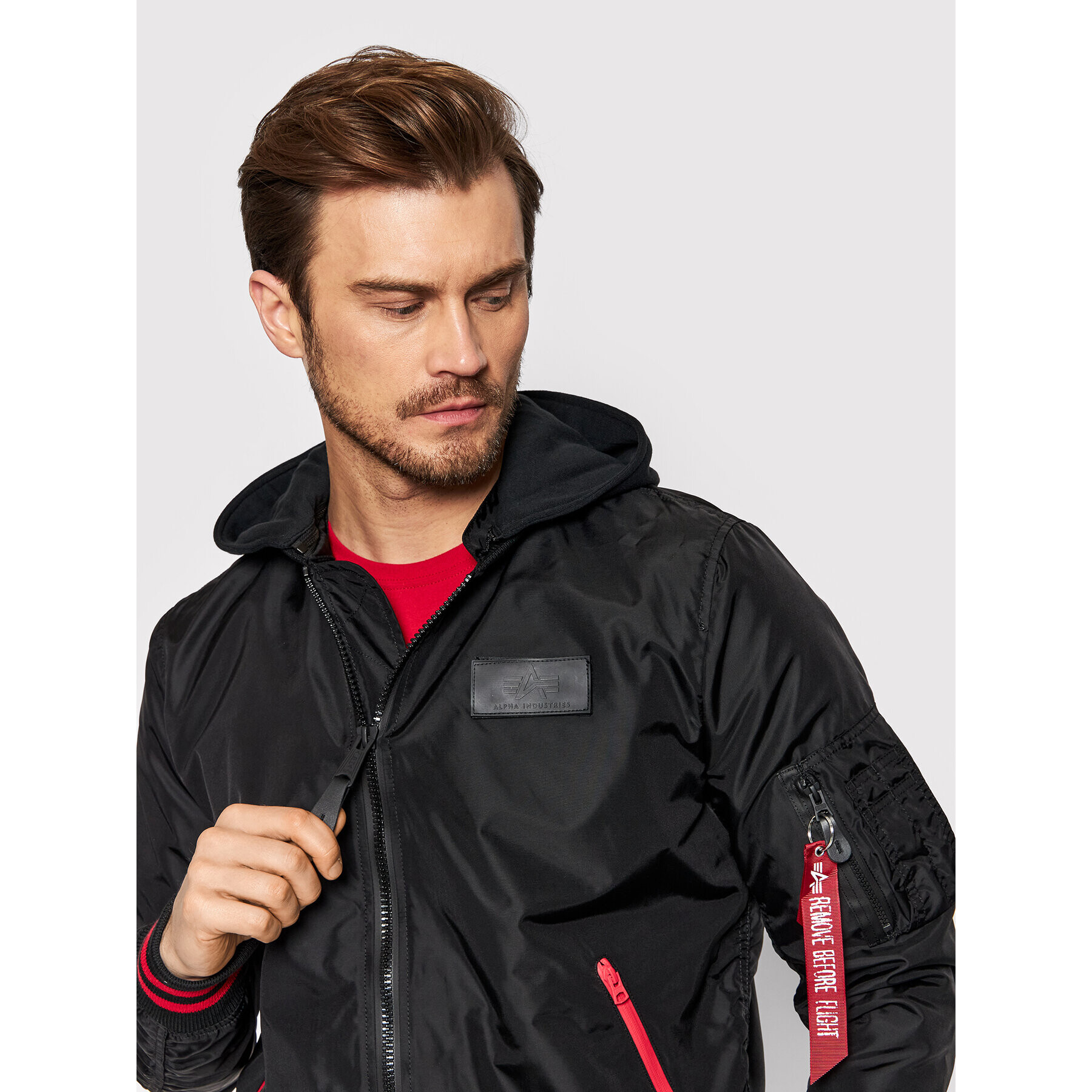 Alpha Industries Bomber jakna Ma-1Tt 126108 Črna Regular Fit - Pepit.si