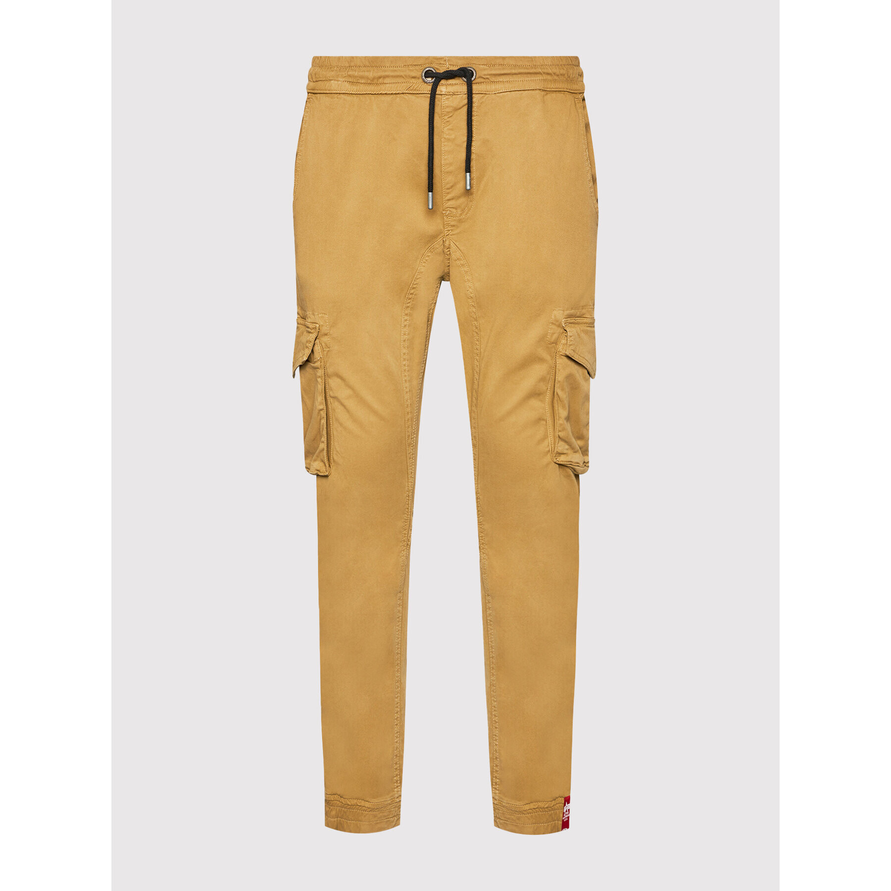 Alpha Industries Jogging hlače Twill 116202 Rjava Regular Fit - Pepit.si