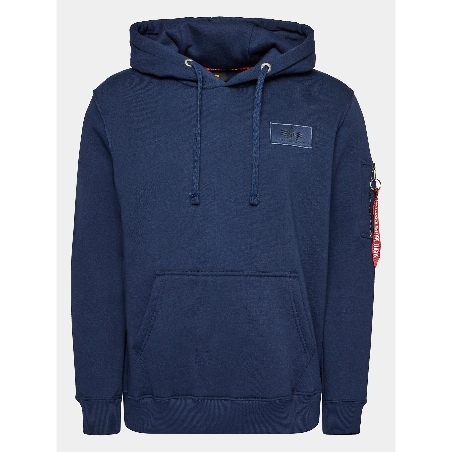 Alpha Industries Jopa Back Print 178318 Mornarsko modra Regular Fit - Pepit.si