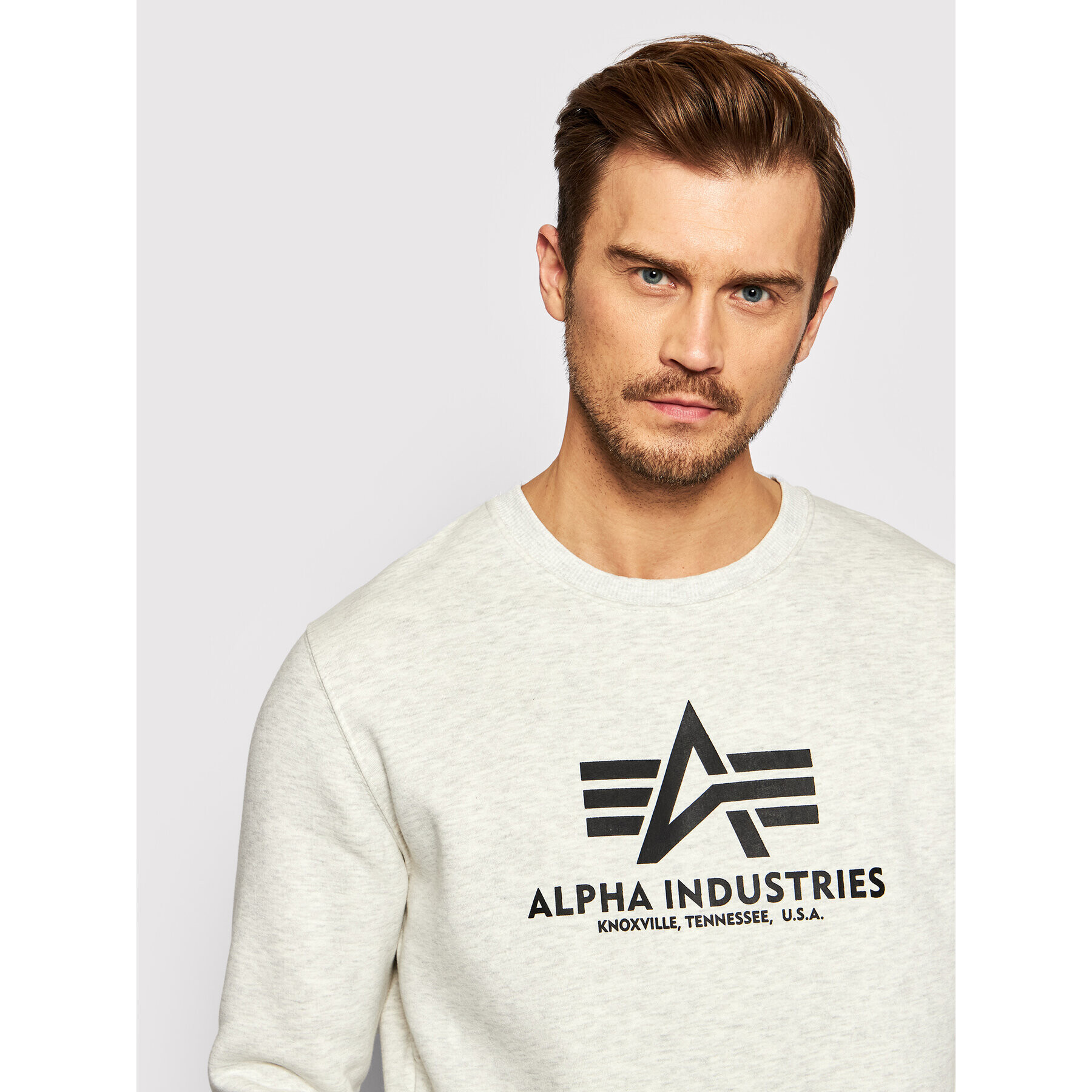 Alpha Industries Jopa Basic 178302 Bež Regular Fit - Pepit.si