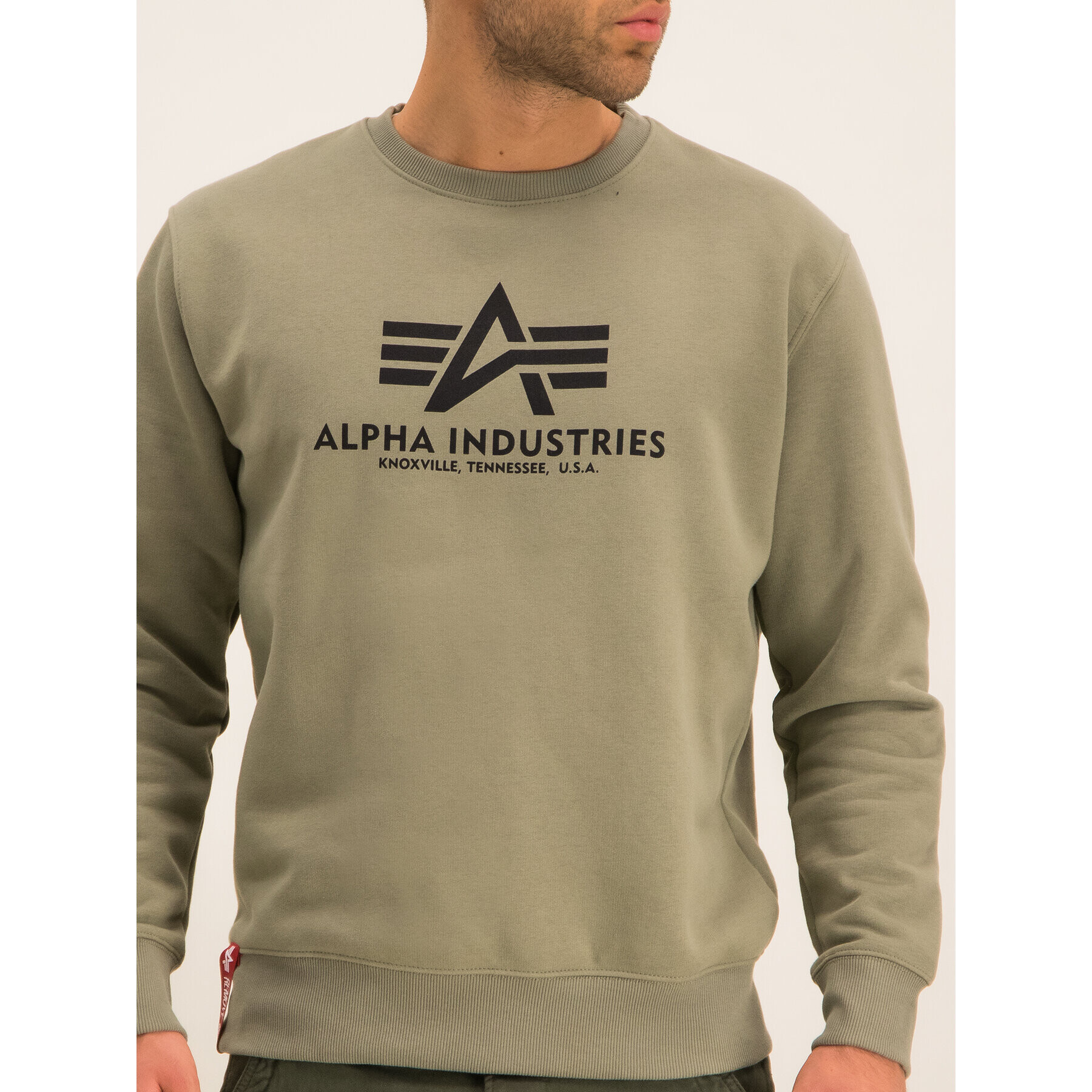 Alpha Industries Jopa Basic 178302 Zelena Regular Fit - Pepit.si