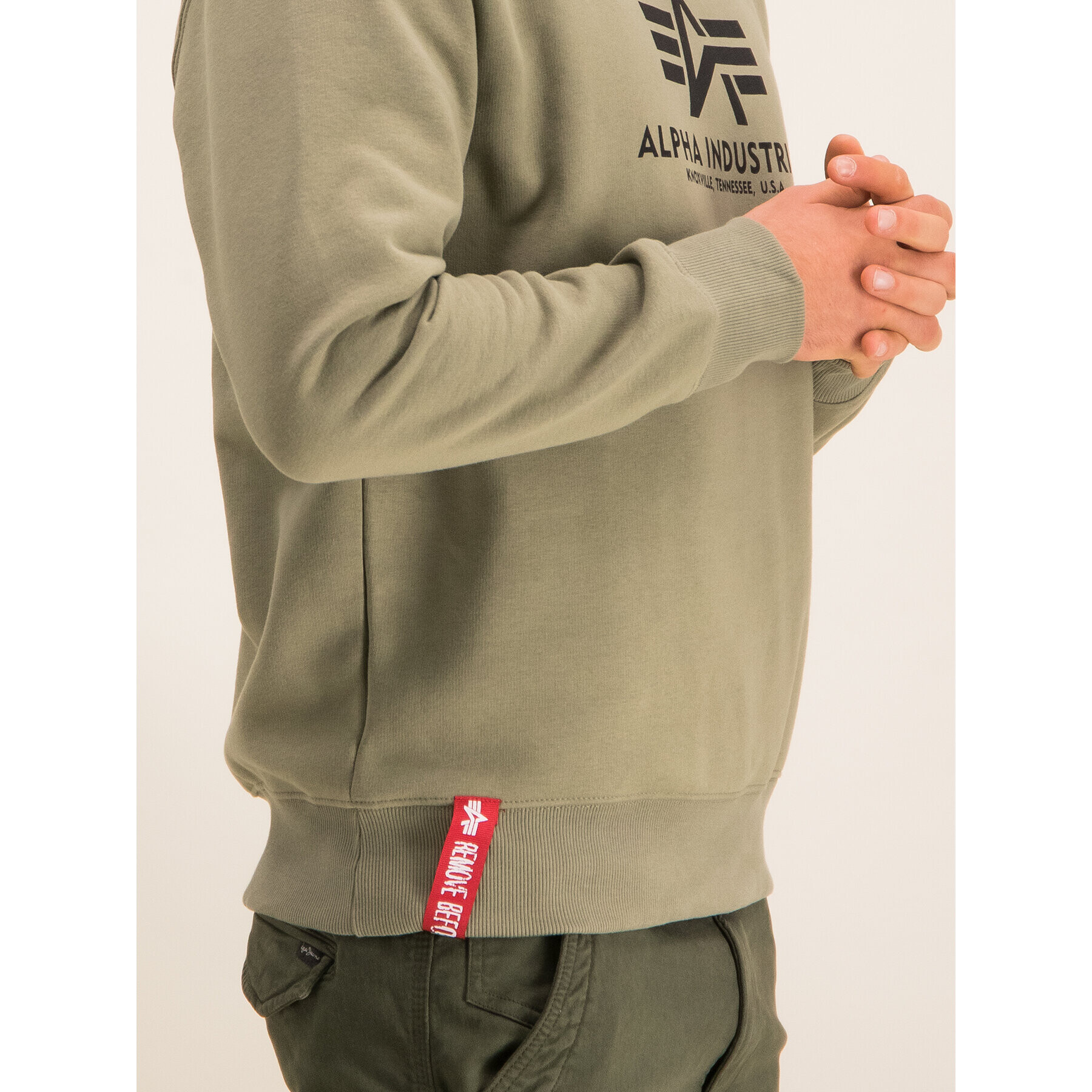 Alpha Industries Jopa Basic 178302 Zelena Regular Fit - Pepit.si