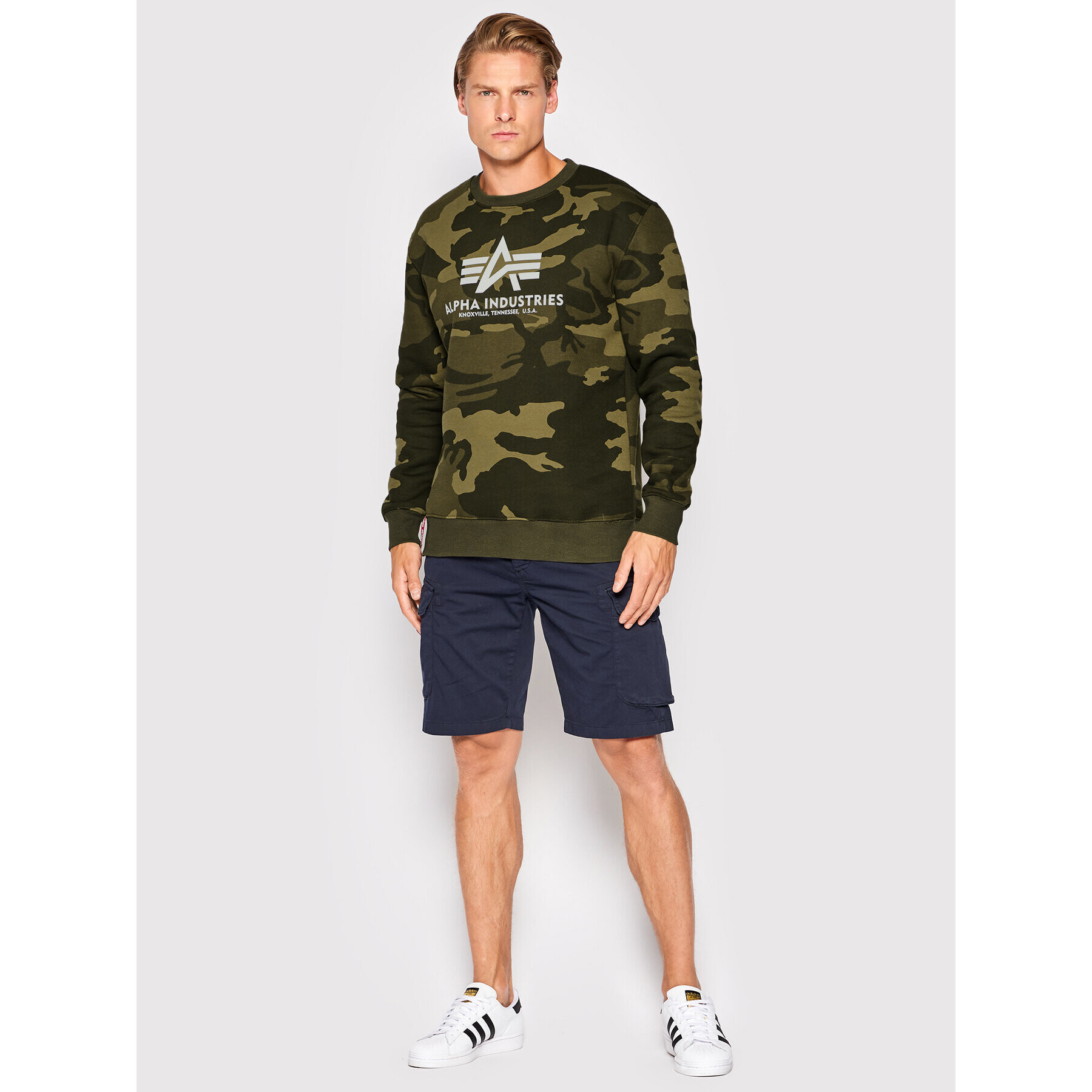 Alpha Industries Jopa Basic 178302C Zelena Regular Fit - Pepit.si