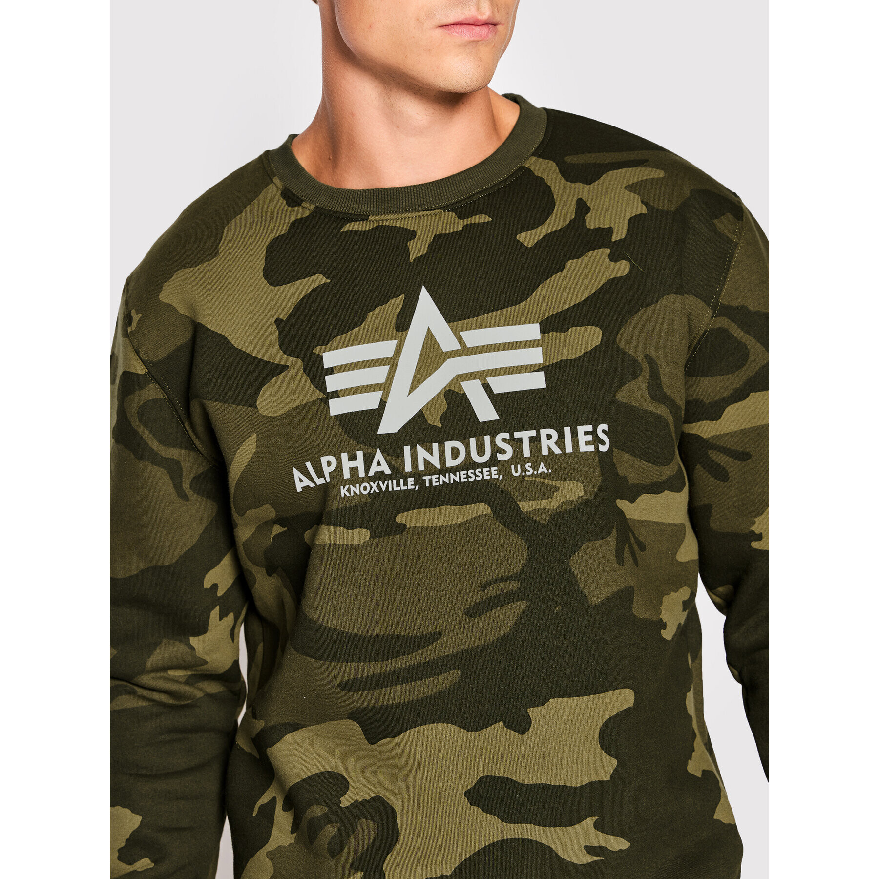 Alpha Industries Jopa Basic 178302C Zelena Regular Fit - Pepit.si