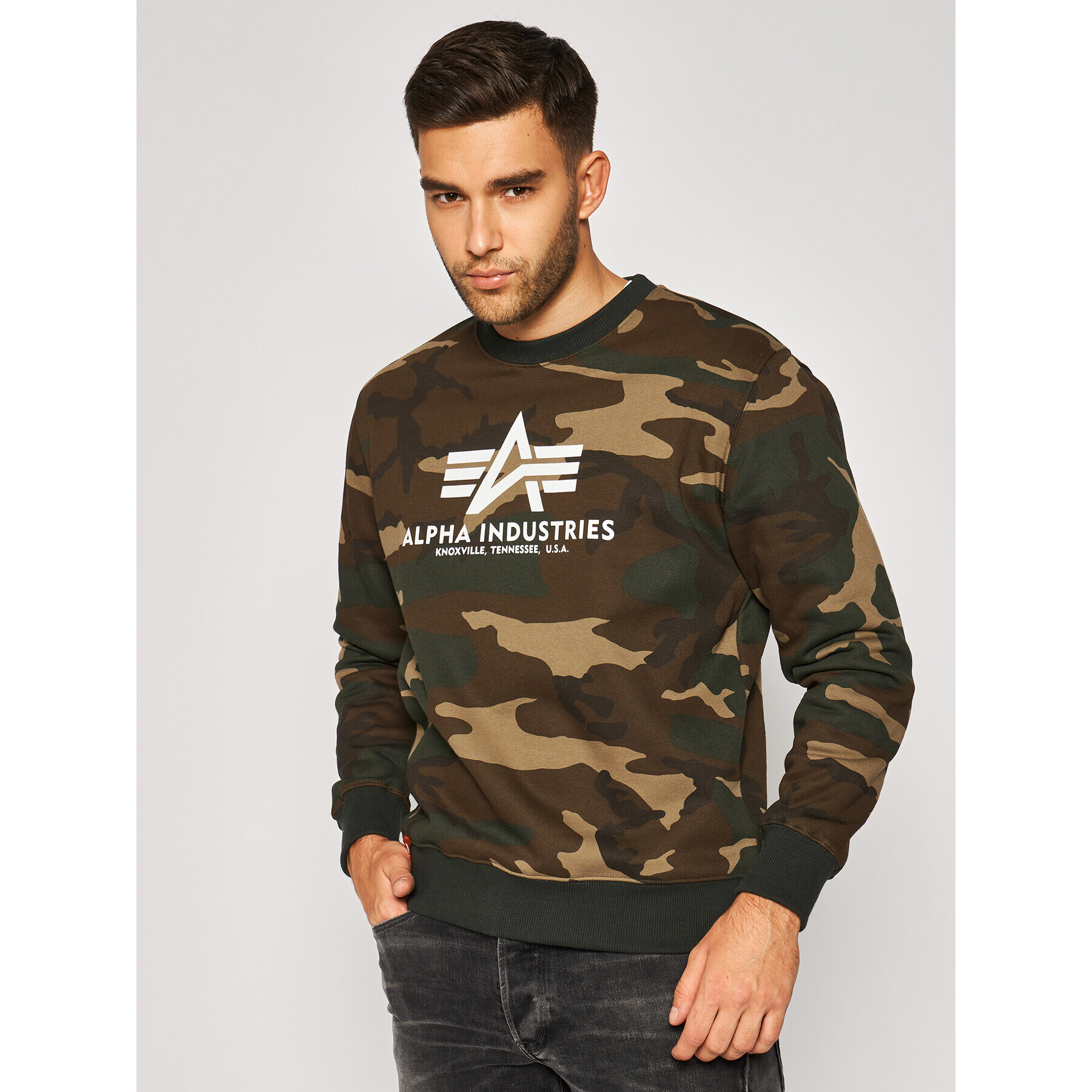 Alpha Industries Jopa Basic 178302C Zelena Regular Fit - Pepit.si