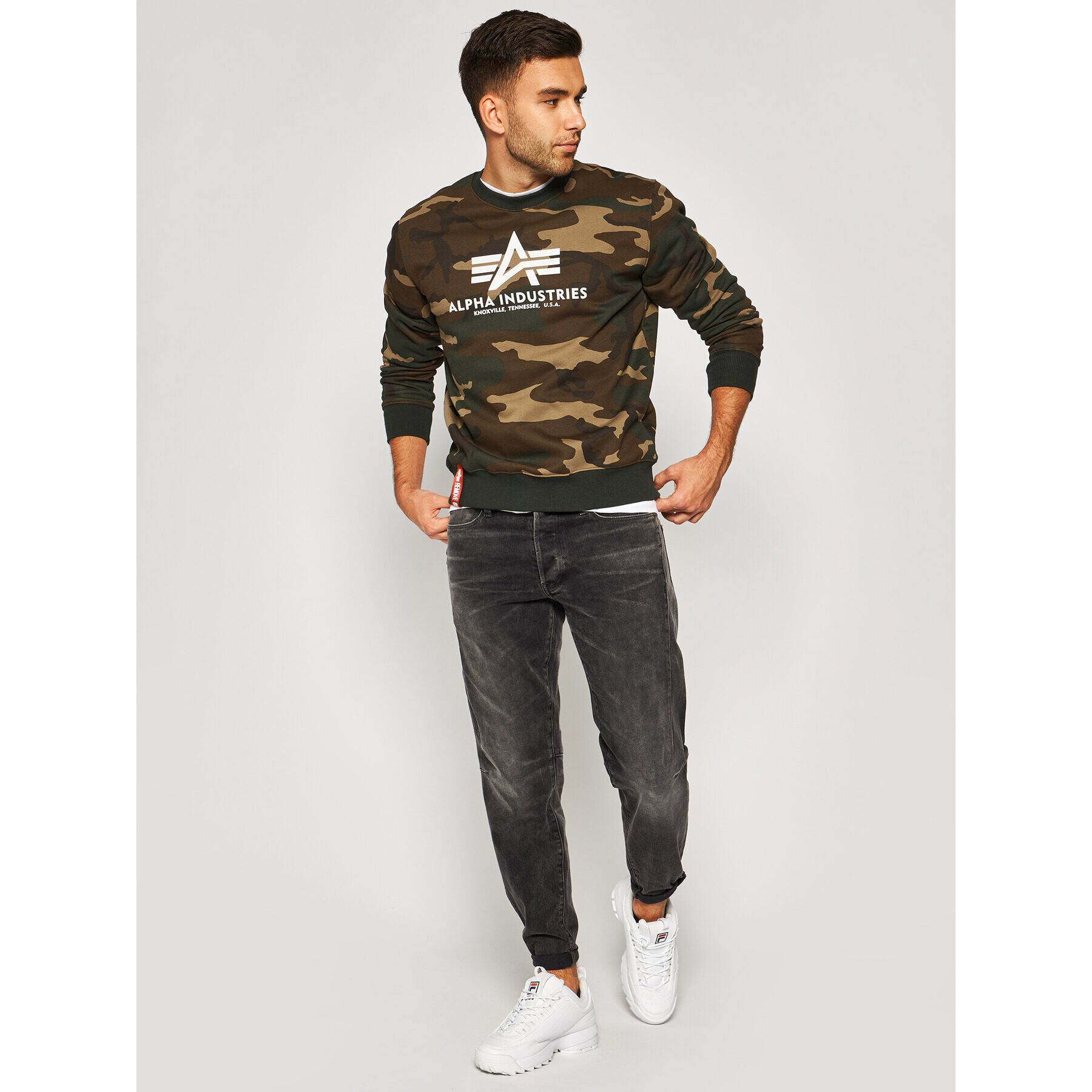 Alpha Industries Jopa Basic 178302C Zelena Regular Fit - Pepit.si