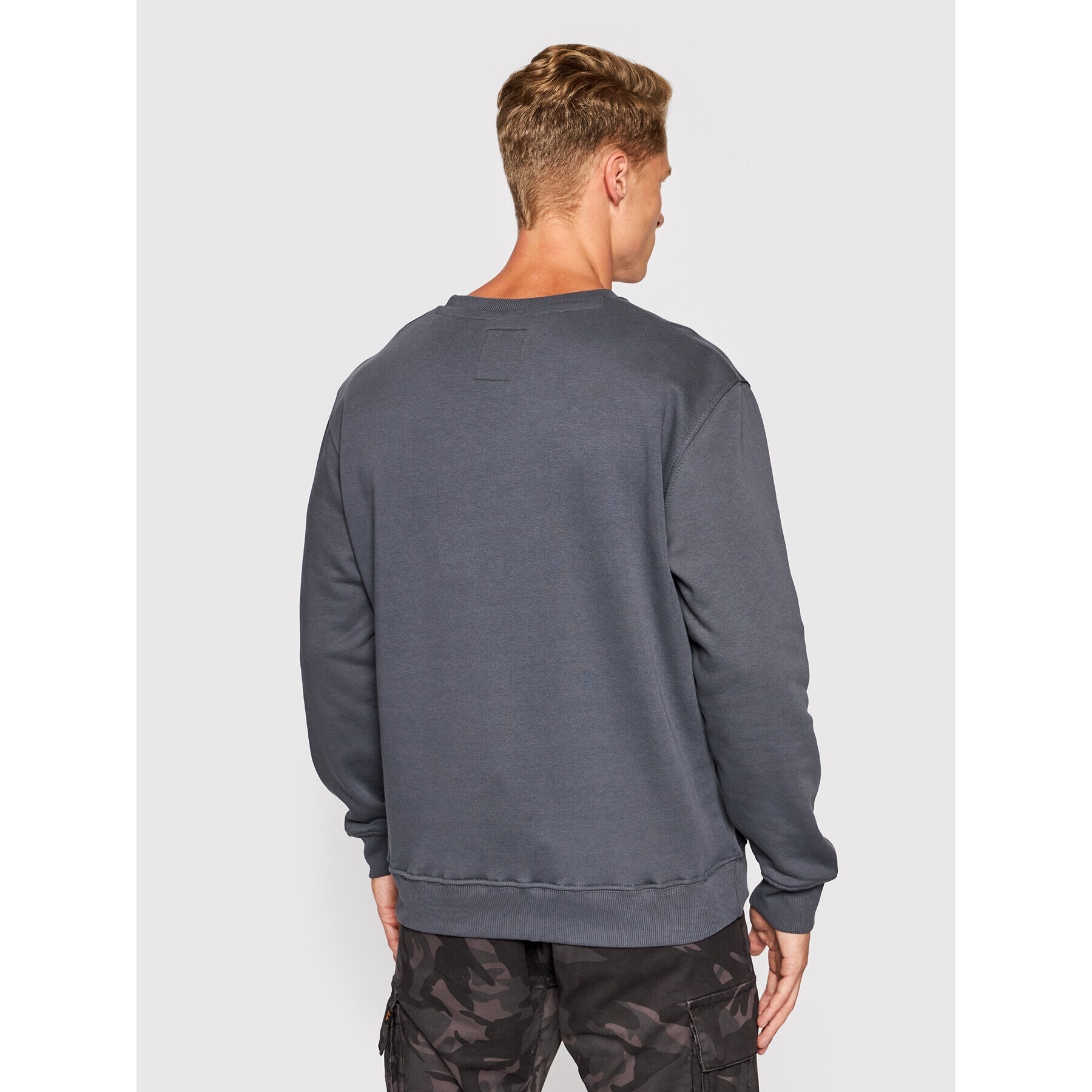 Alpha Industries Jopa Basic 188307 Siva Regular Fit - Pepit.si