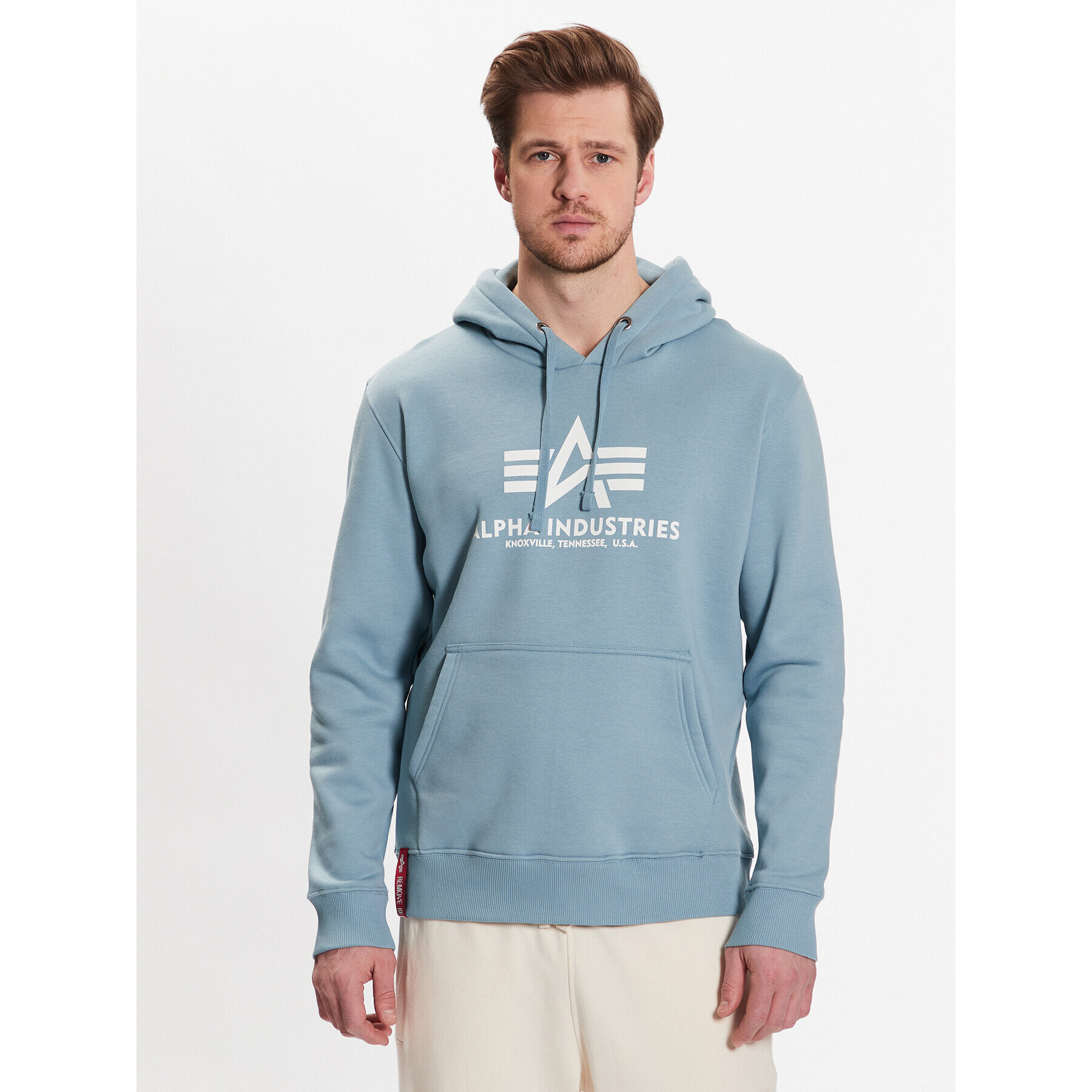 Alpha Industries Jopa Basic 196318 Modra Regular Fit - Pepit.si