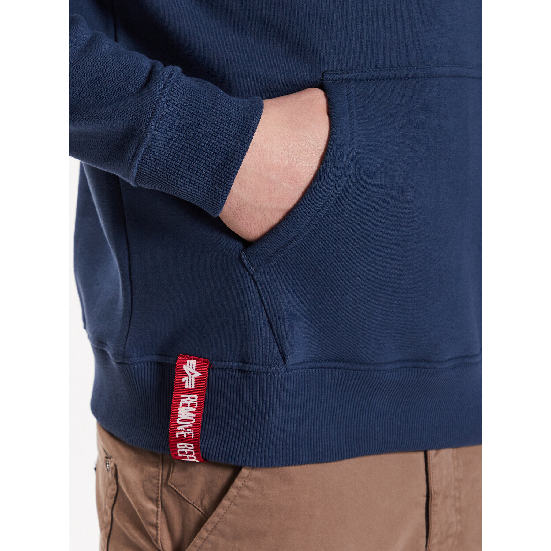 Alpha Industries Jopa Basic 178312 Mornarsko modra Regular Fit - Pepit.si