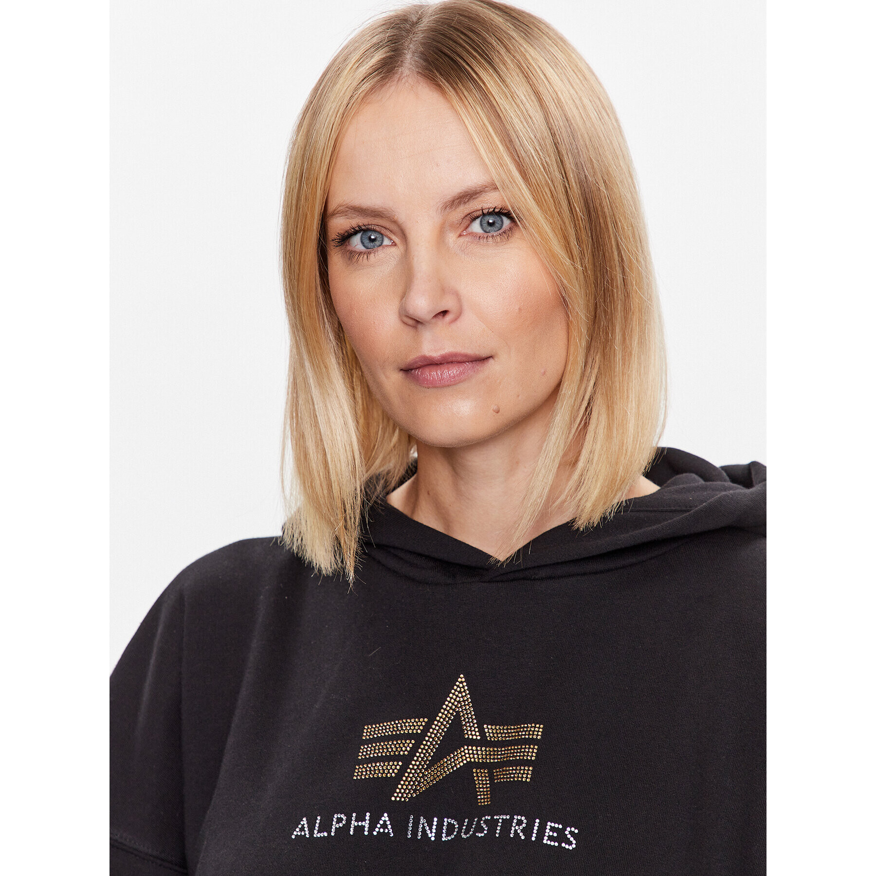 Alpha Industries Jopa Crystal Cos 136041 Črna Oversize - Pepit.si