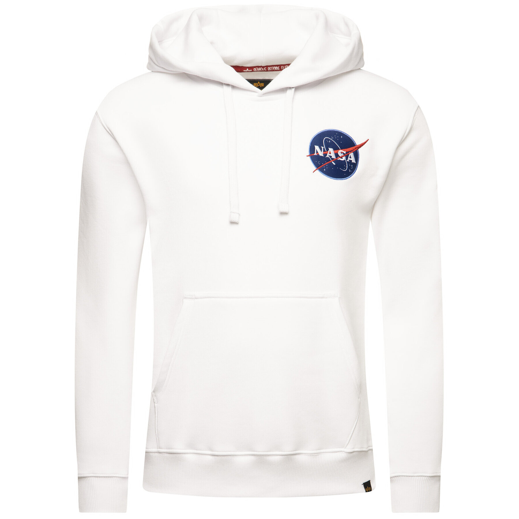 Alpha Industries Jopa Nasa 178317 Bela Regular Fit - Pepit.si