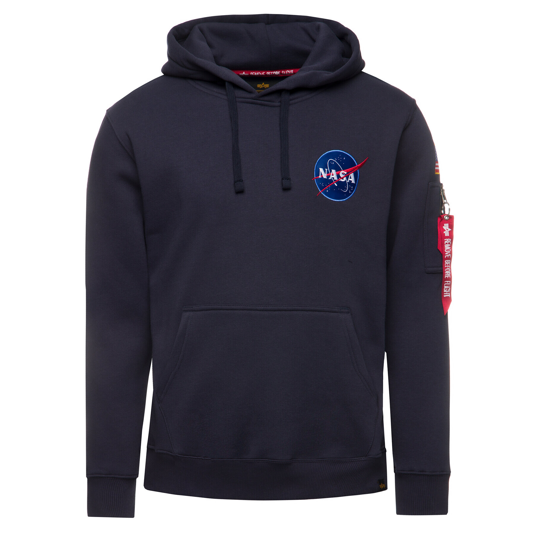 Alpha Industries Jopa Nasa 178317 Mornarsko modra Regular Fit - Pepit.si