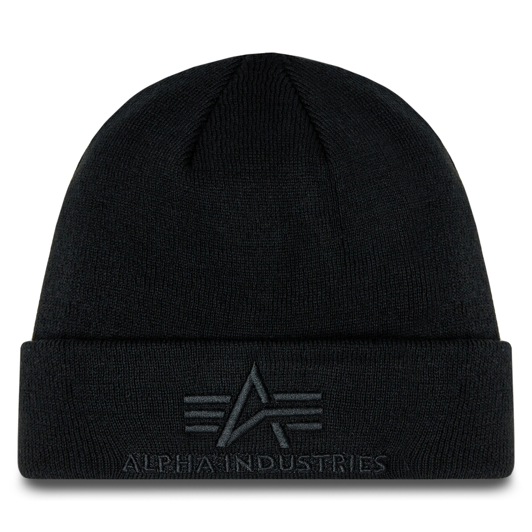 Alpha Industries Kapa 3D Beanie 168910 Črna - Pepit.si