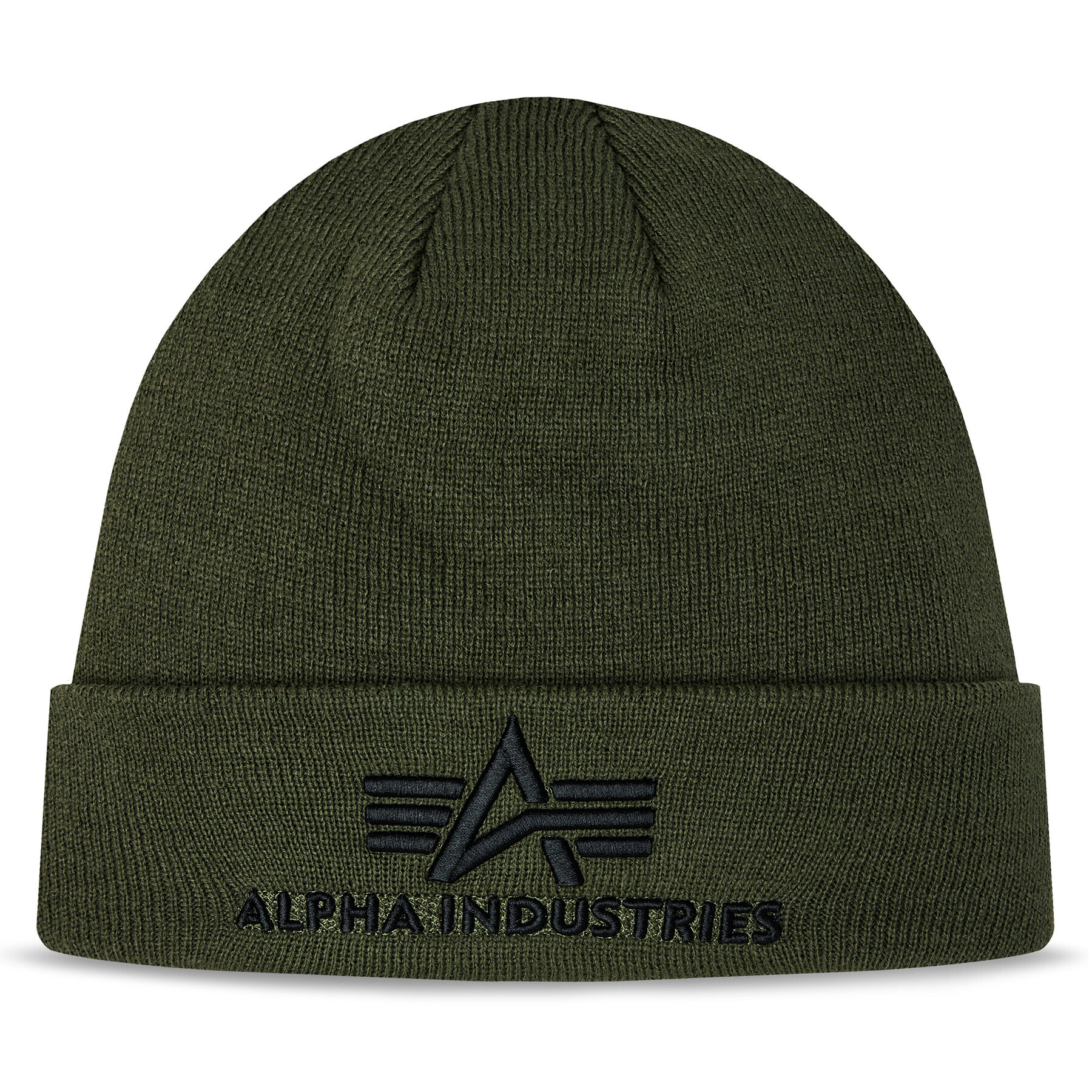 Alpha Industries Kapa 3D Beanie 168910 Zelena - Pepit.si