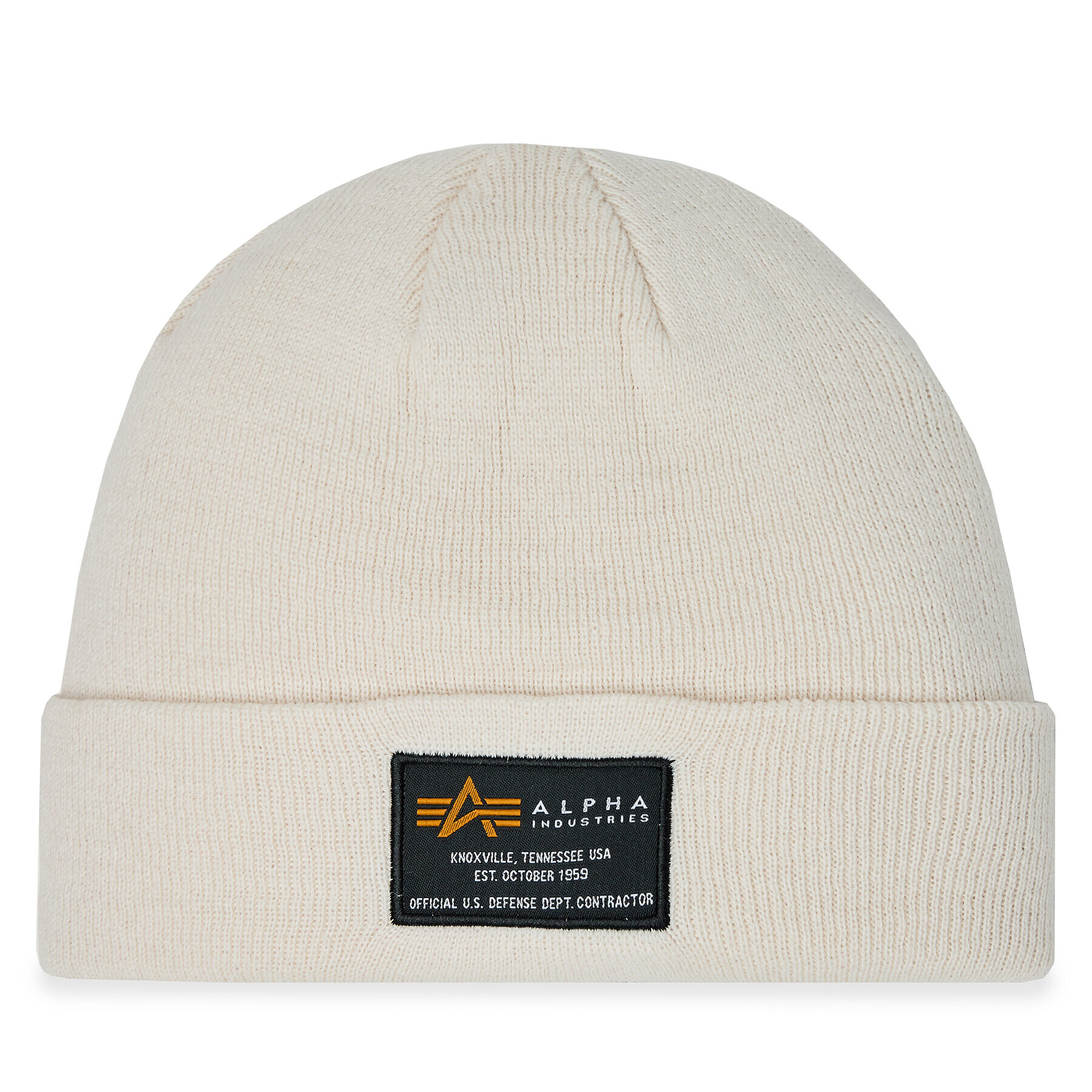 Alpha Industries Kapa Crew Beanie 128924 Bela - Pepit.si