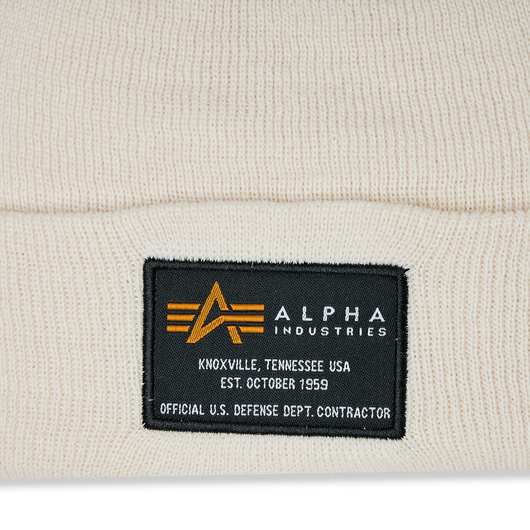 Alpha Industries Kapa Crew Beanie 128924 Bela - Pepit.si