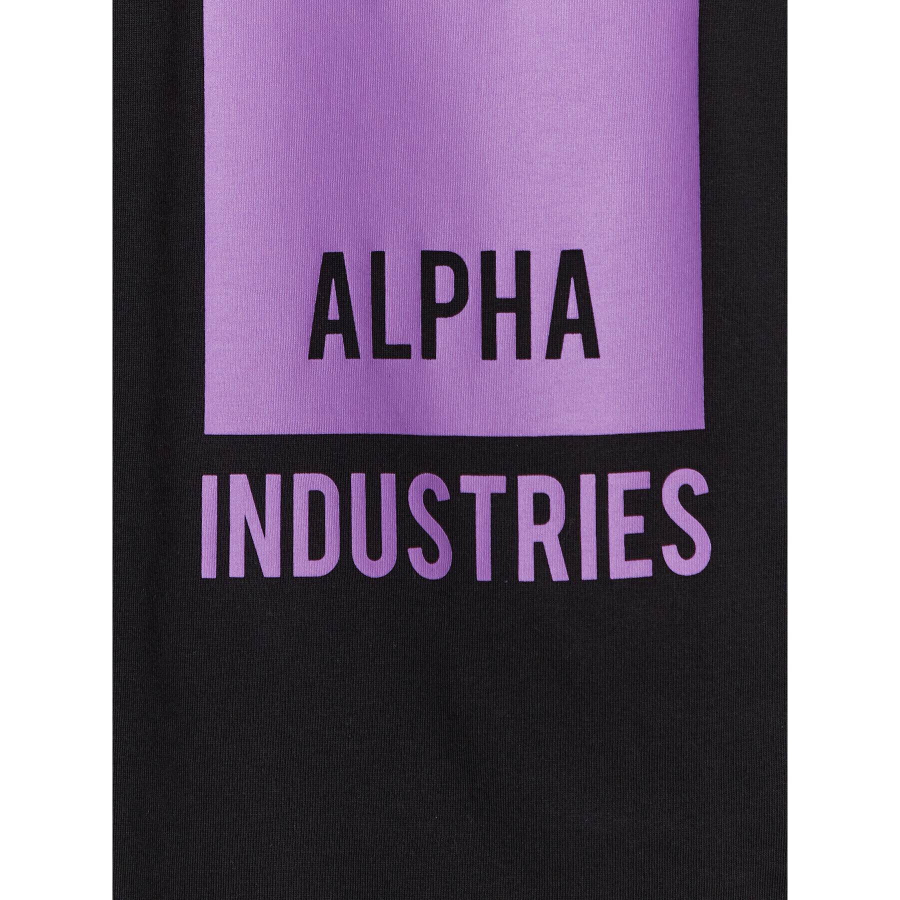 Alpha Industries Majica Block Logo T 126547 Črna Regular Fit - Pepit.si