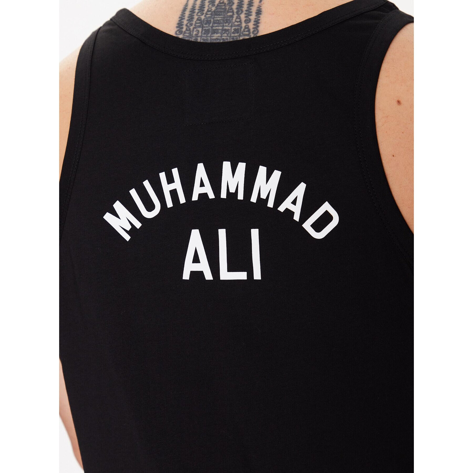 Alpha Industries Majica brez rokavov Muhammad Ali 136563 Črna Regular Fit - Pepit.si