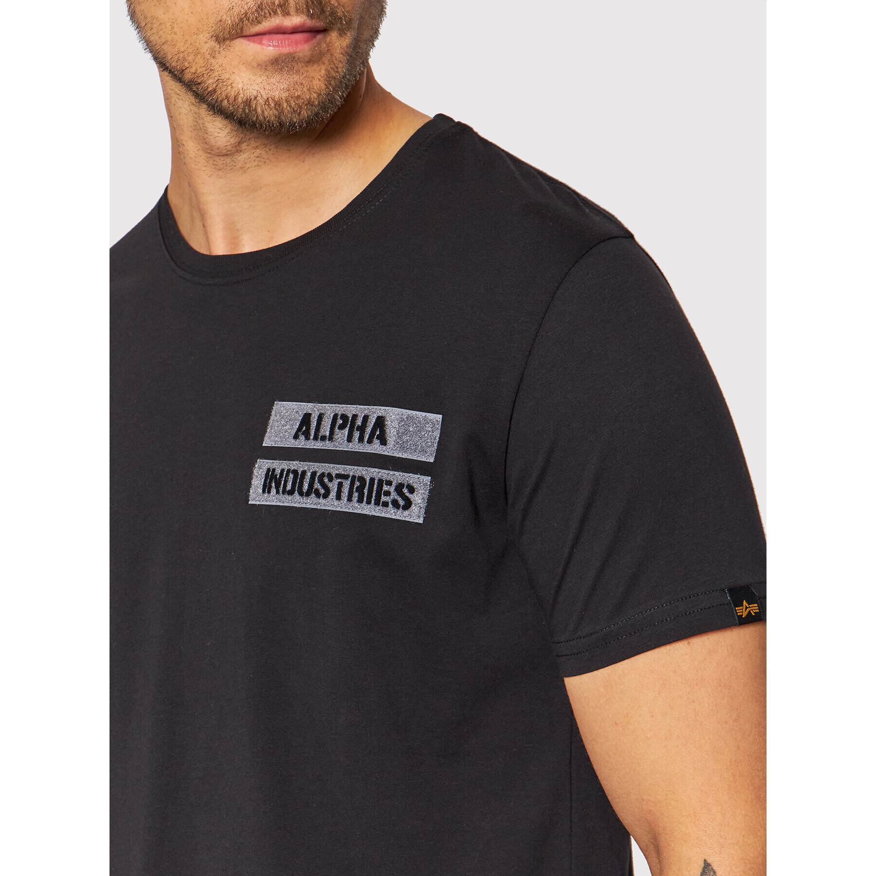 Alpha Industries Majica Dust Devil T 118512 Črna Regular Fit - Pepit.si